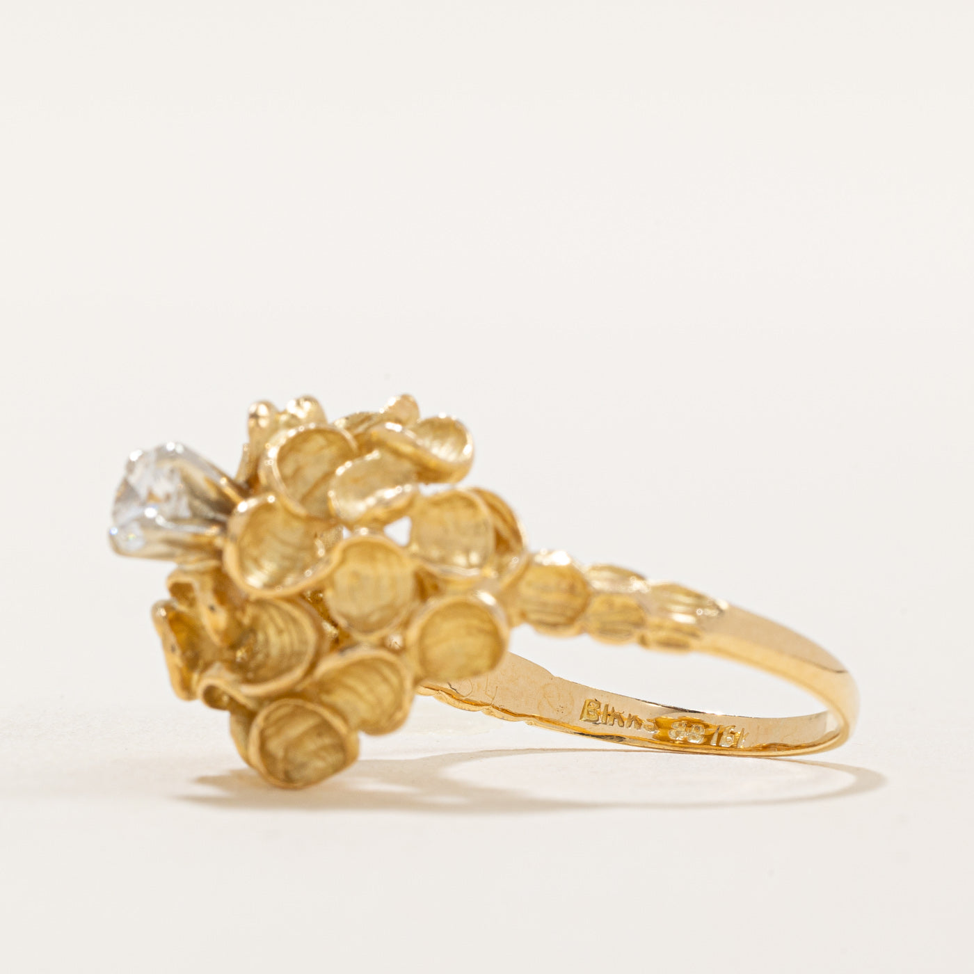 High Set Diamond Cocktail Ring | 0.28ct | SZ 7.5 |