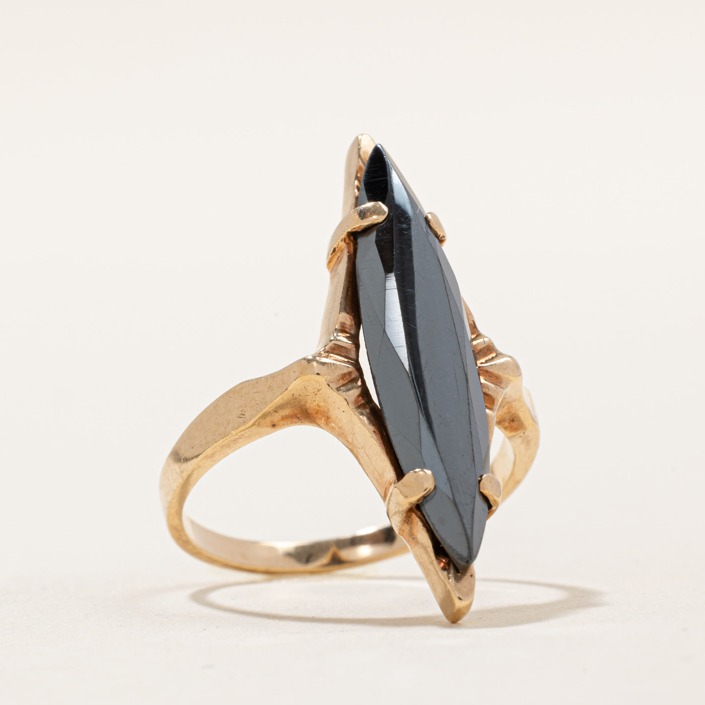 Marquise Hematite Ring | 4.00ct | SZ 7.25 |