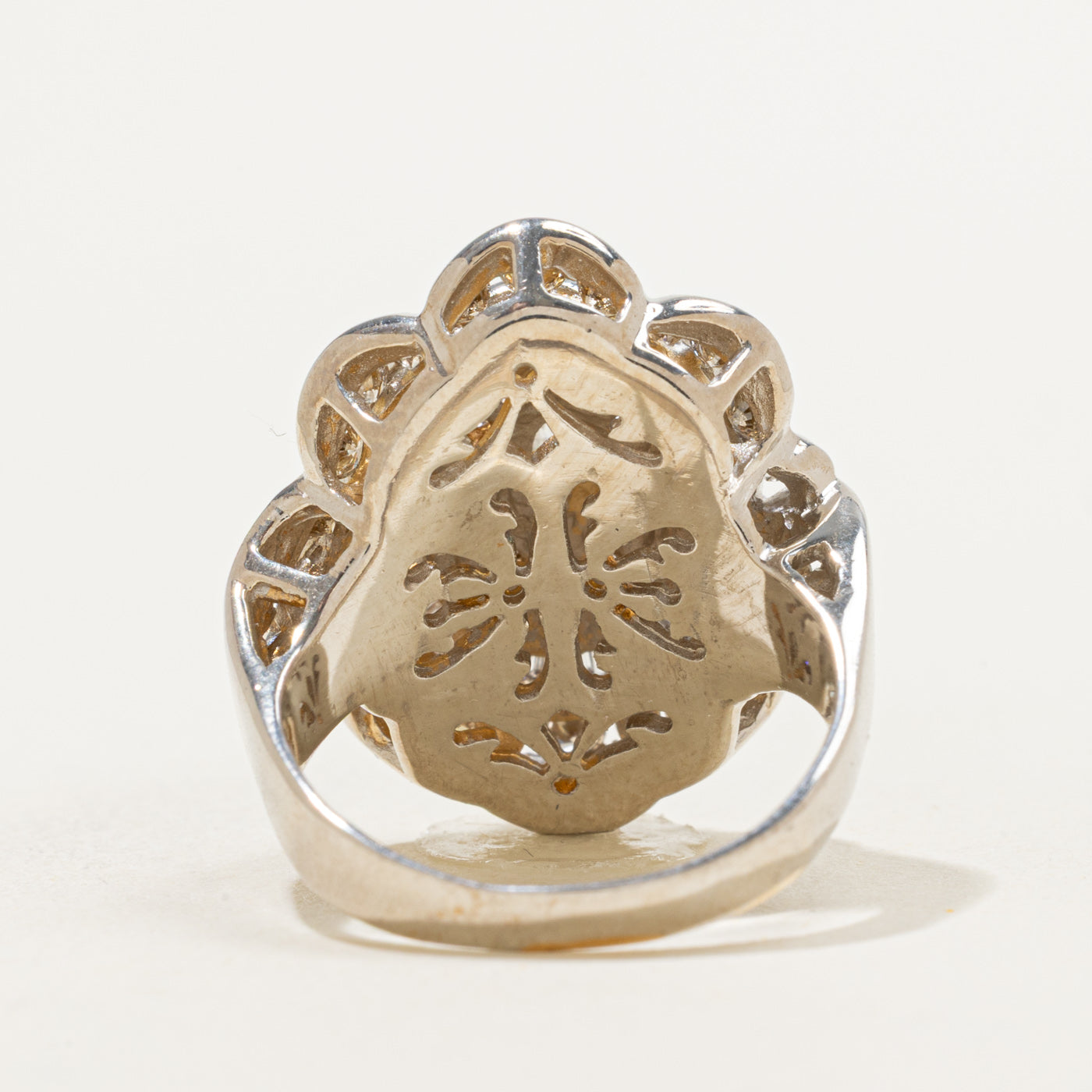 Bague ballerine en diamant marquise | 1,75 ct | Taille 7,75 |