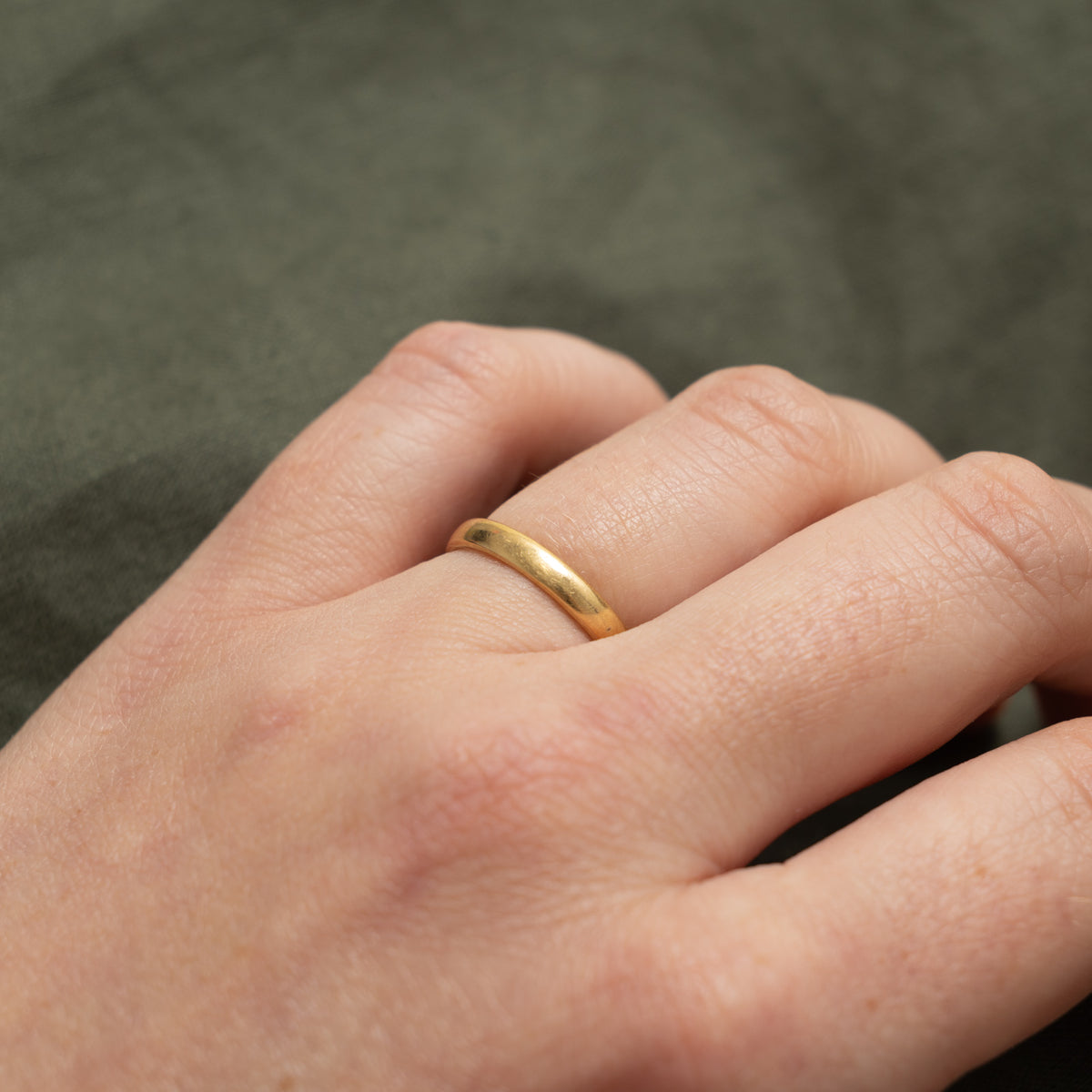 18k Yellow Gold Plain Band | 2.65mm | SZ 5