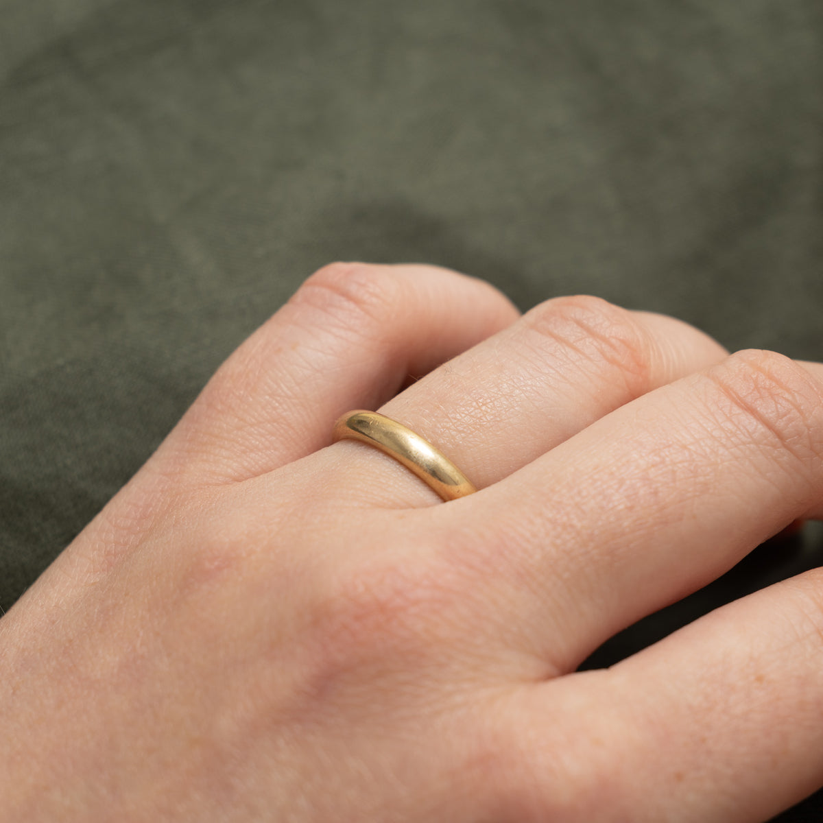 14k Yellow Gold Band | 3.35mm | SZ 6.25