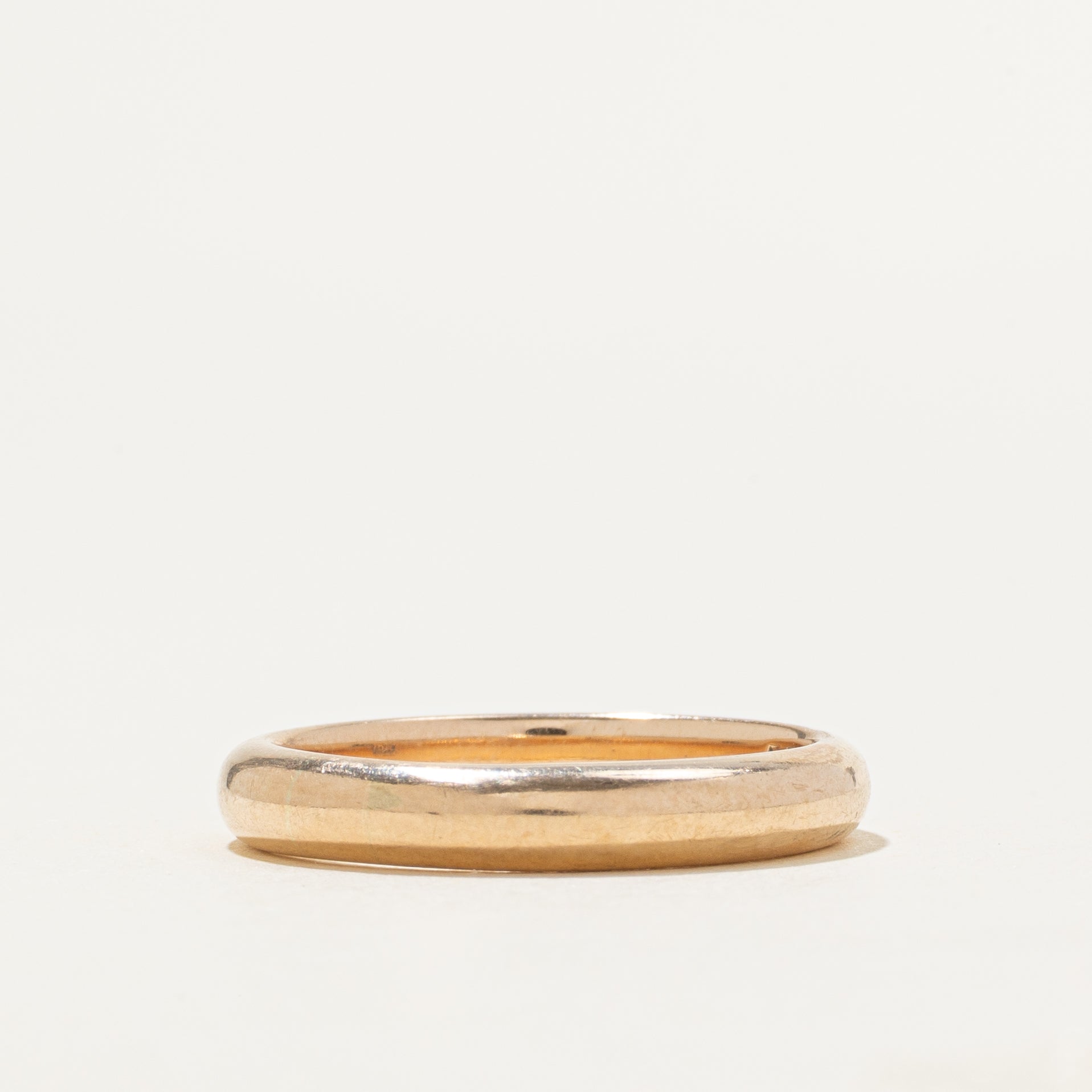 10k Yellow Gold Plain Band | 3.5mm | SZ 7.5