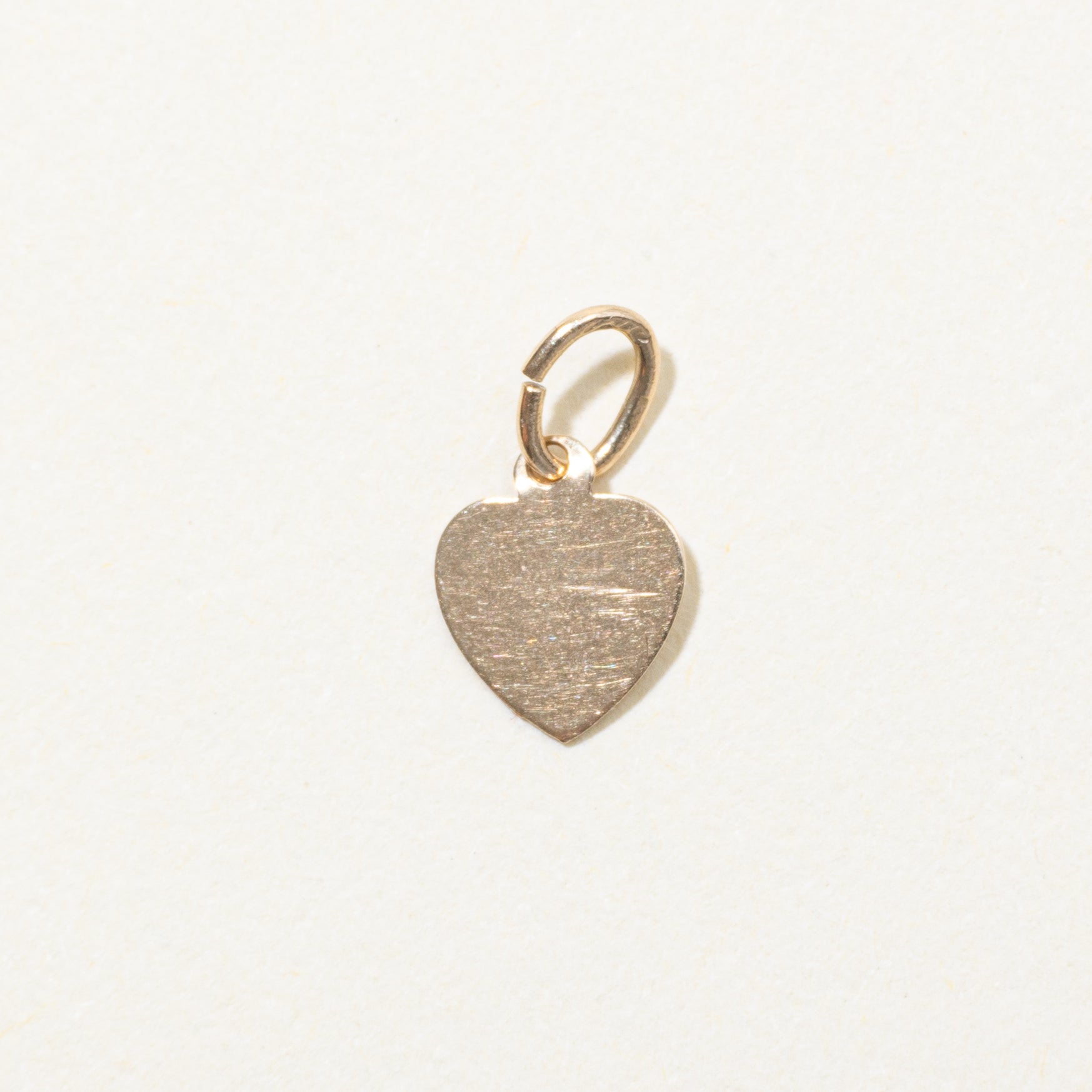 10k Yellow Gold Radial Heart Charm