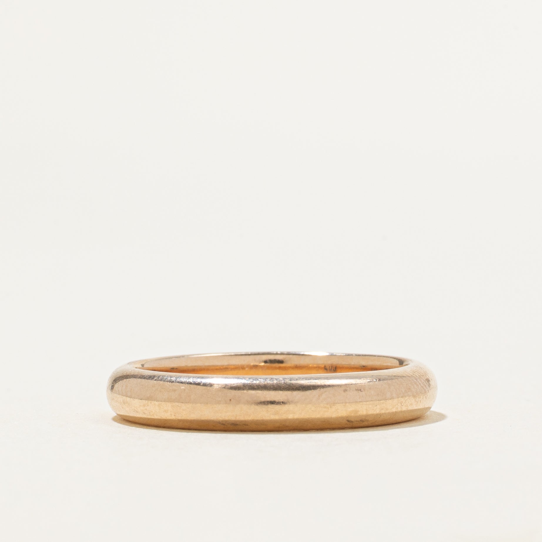 10k Yellow Gold Plain Band | 3.5mm | SZ 7.5