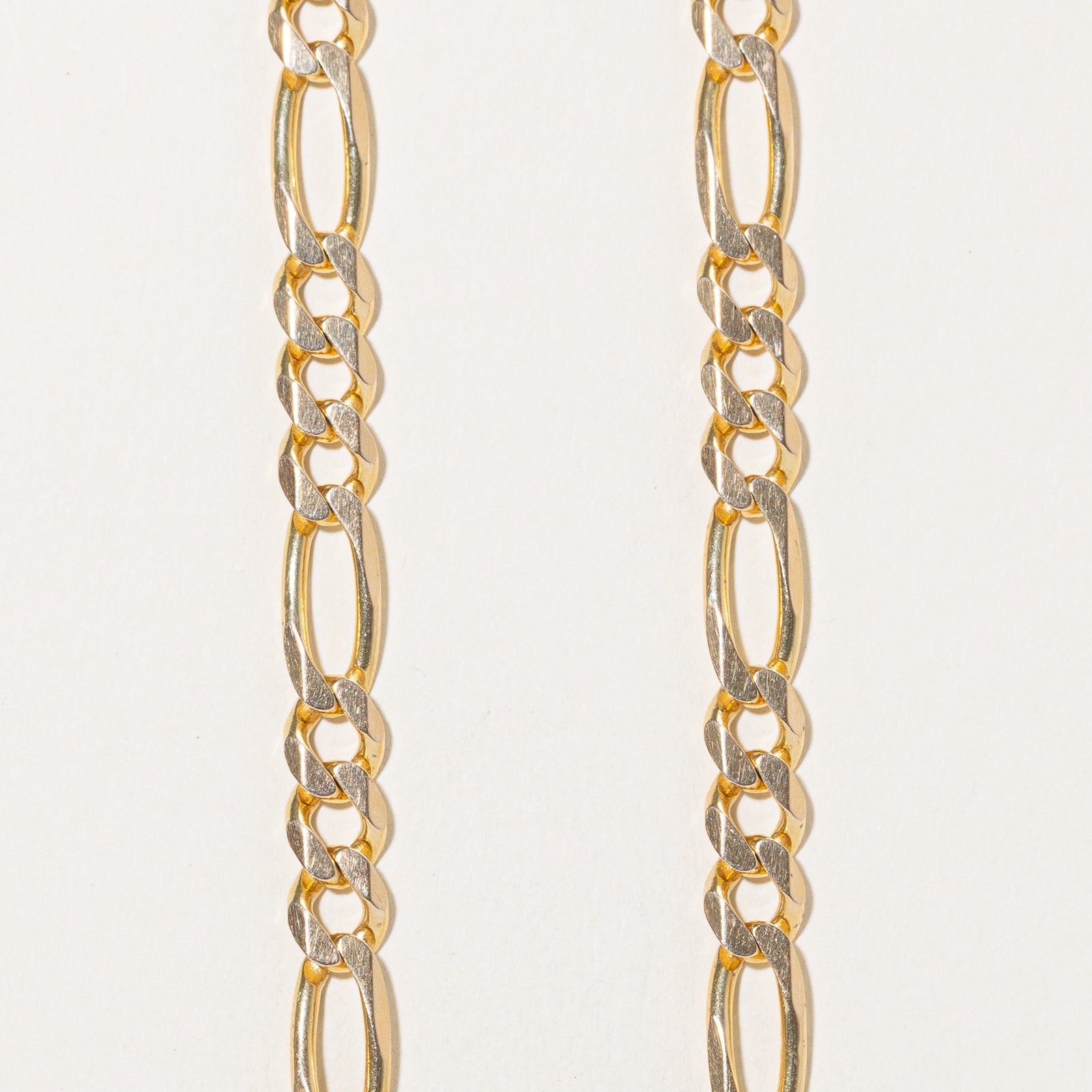 14k Yellow Gold Figaro Chain | 22"