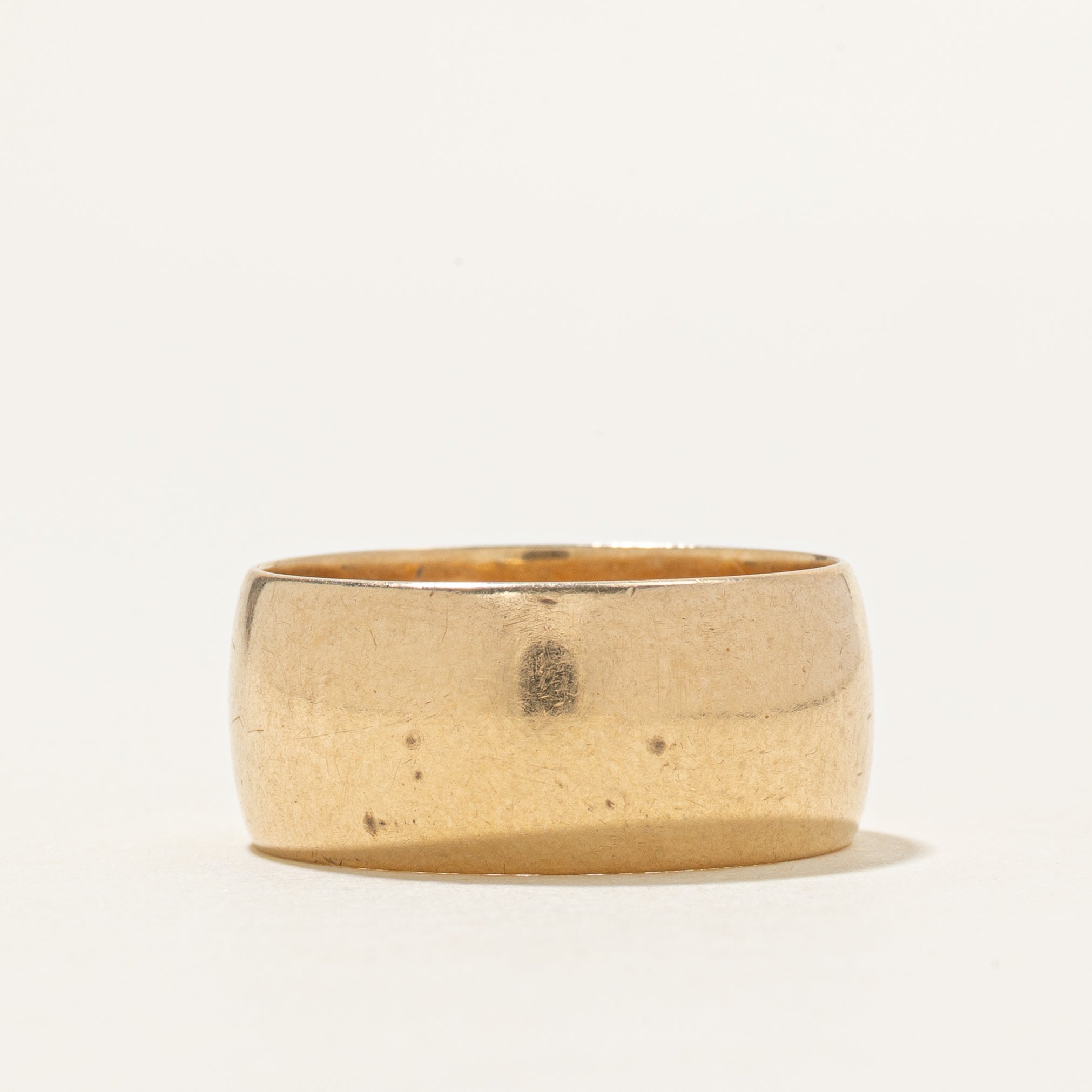 1951 Engraved 14K Yellow Gold Cigar Band | 9.25mm | SZ 8.5