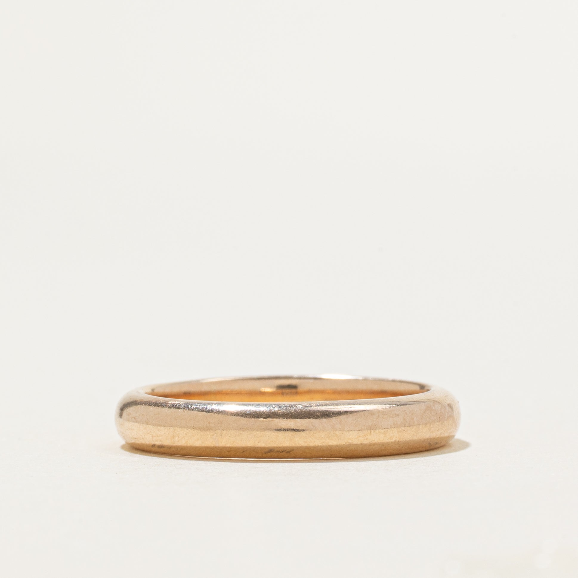 10k Yellow Gold Plain Band | 3.5mm | SZ 7.5