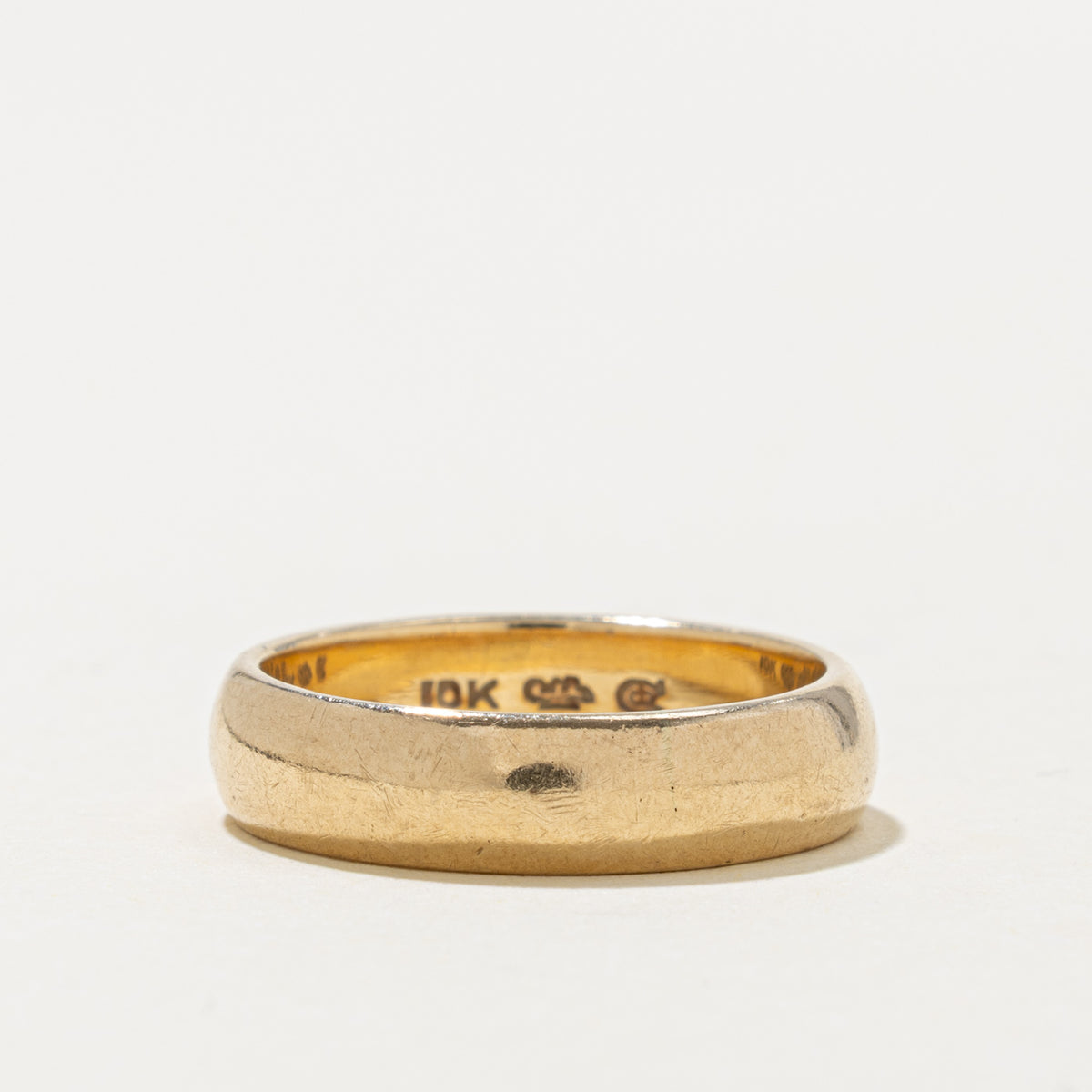 Vintage Canadian 10k Yellow Gold Band | 5.00mm | SZ 7