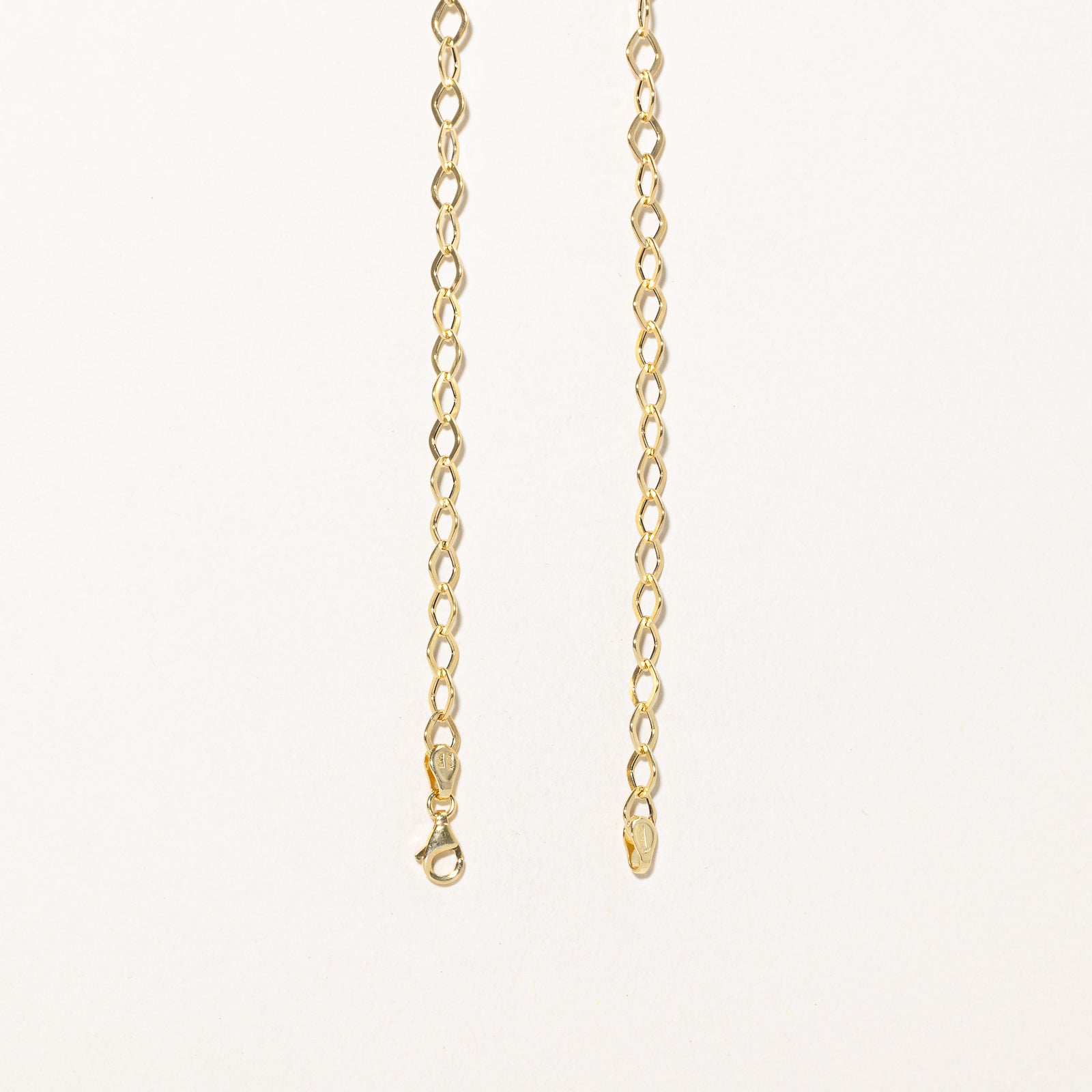 Italian 14k Yellow Gold Unique Chain | 17.5"
