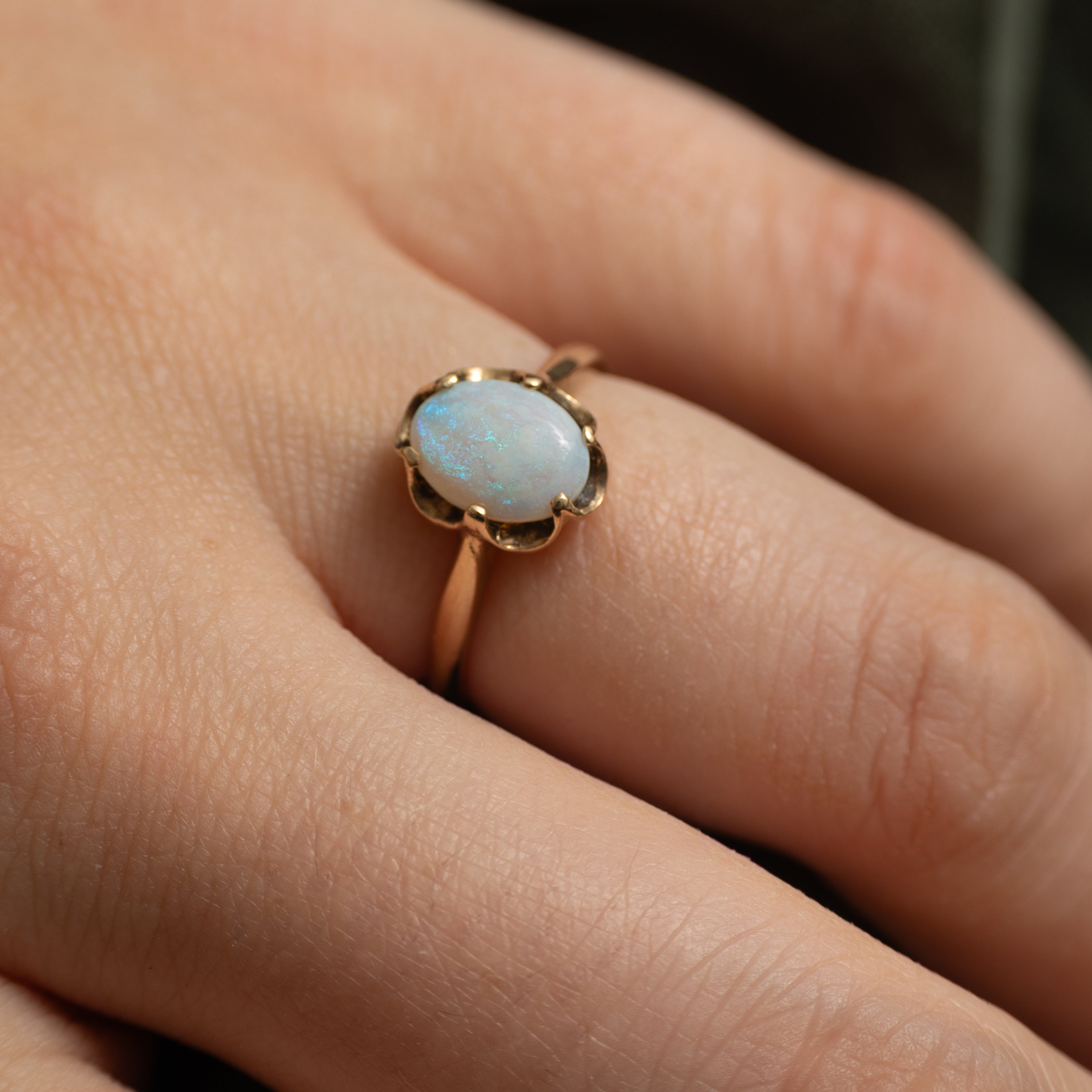 Cabochon Opal Ring | 0.54ct | SZ 5.25