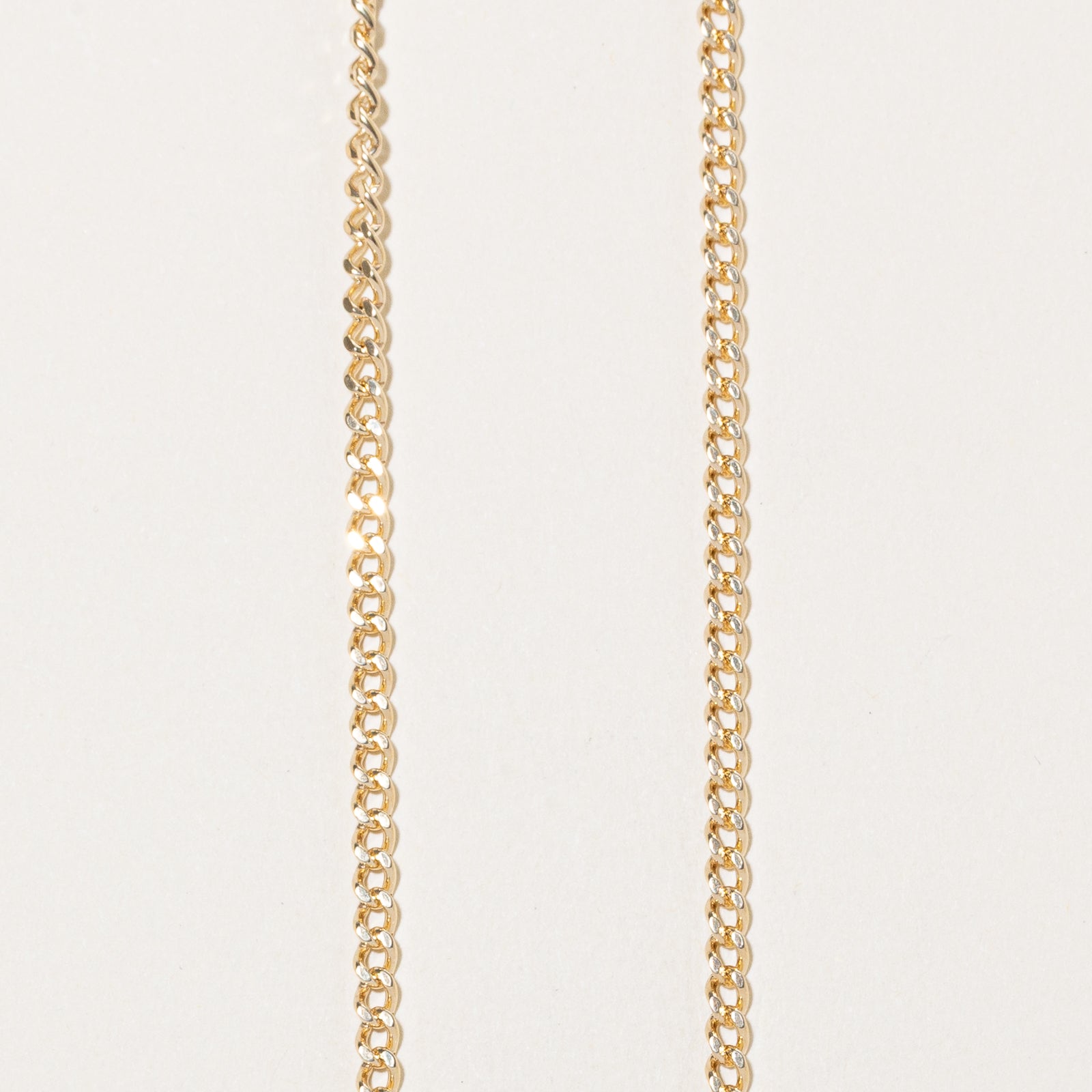 10k Yellow Gold Curb Link Chain | 24.5"