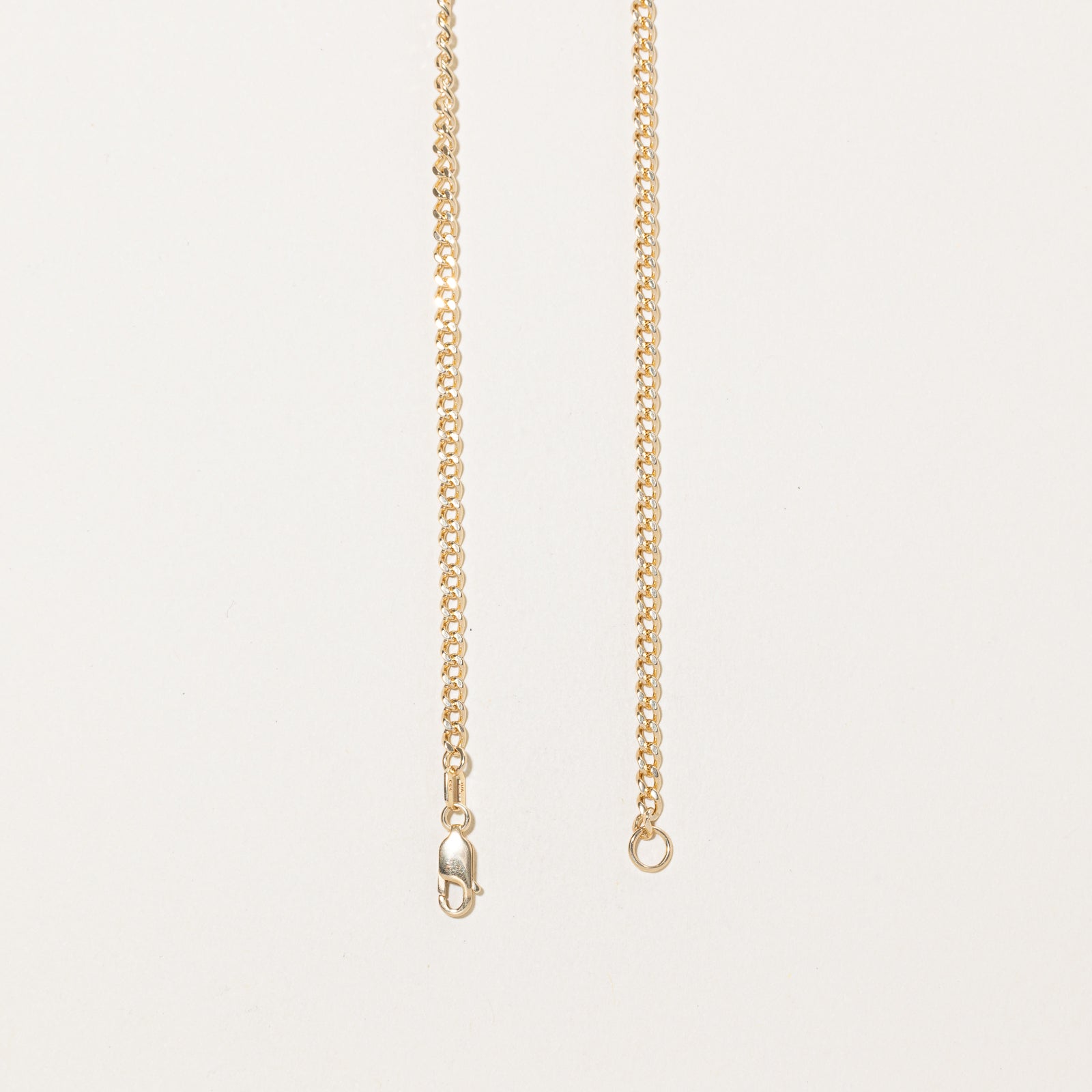 10k Yellow Gold Curb Link Chain | 24.5"