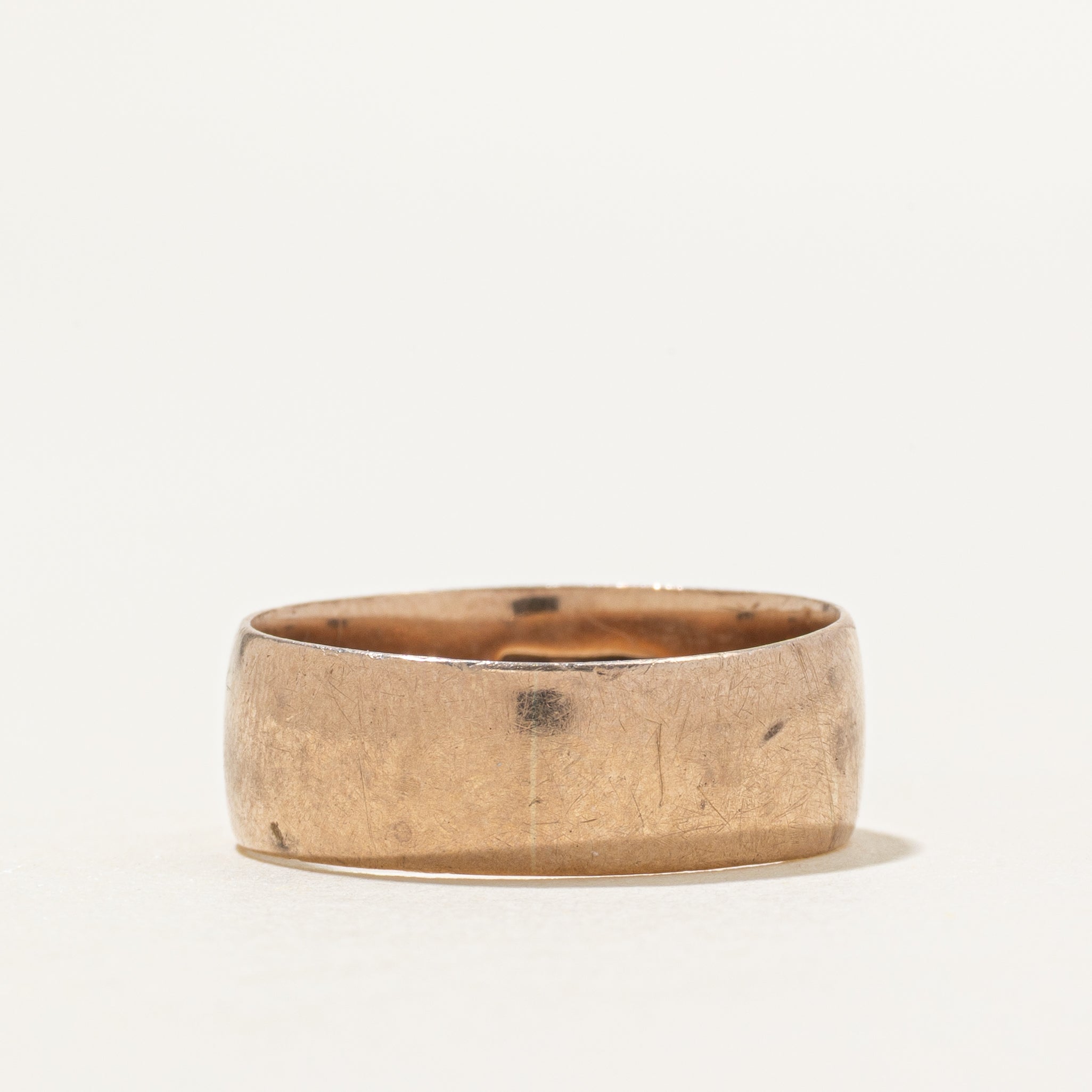 10k Yellow Gold Plain Band | 6.5mm | SZ 7
