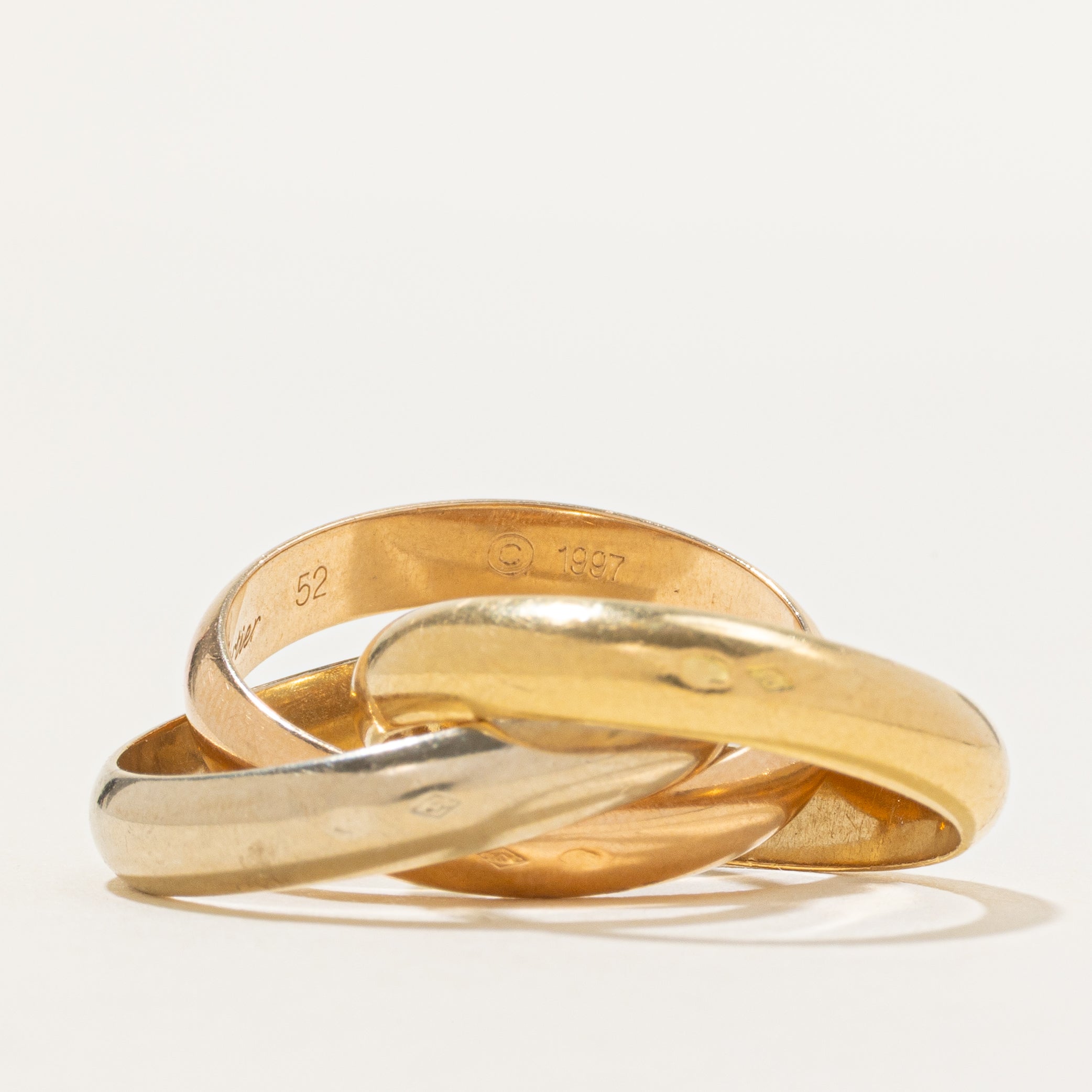 'Cartier' Trinity Ring, Large Model | SZ 4.5