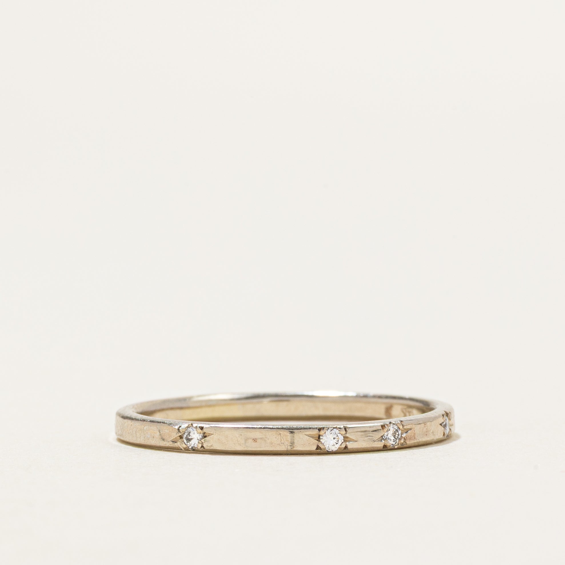 14K Four Stone Diamond Band | 0.05ctw | SZ 6.75