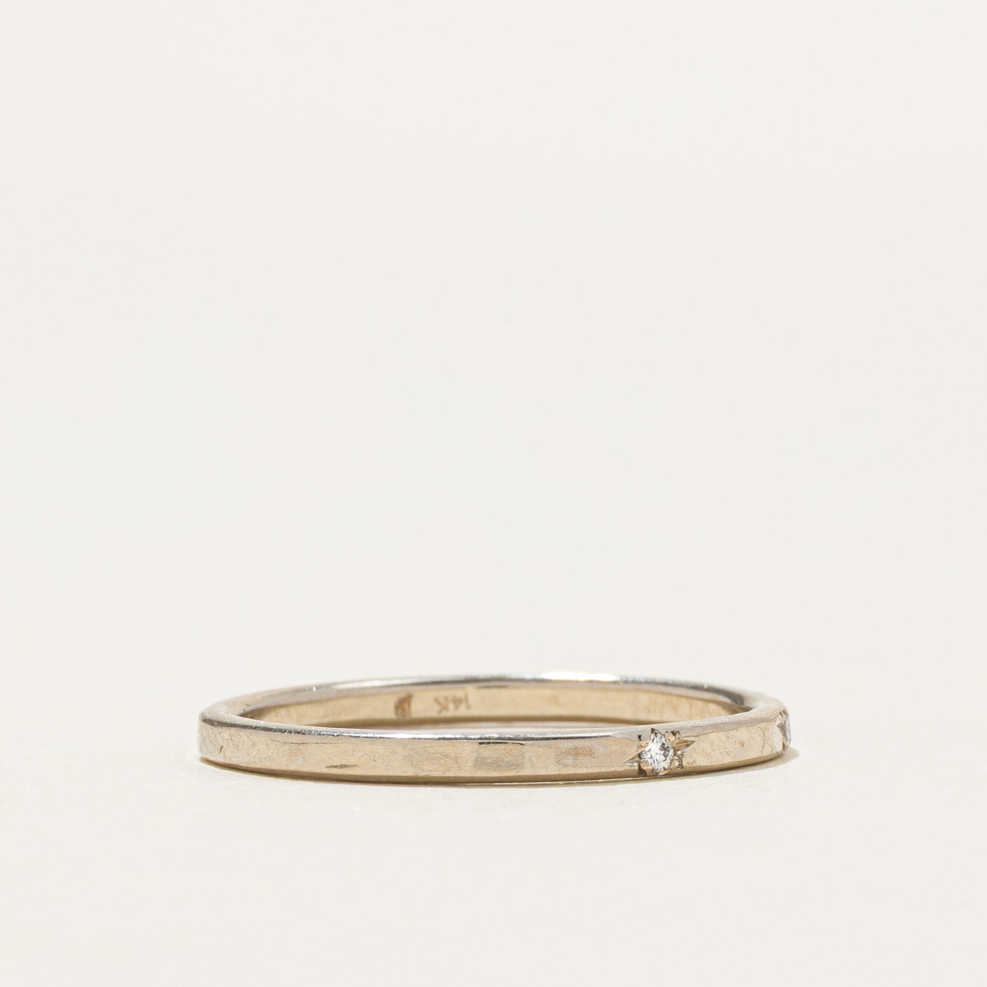 14K Four Stone Diamond Band | 0.05ctw | SZ 6.75