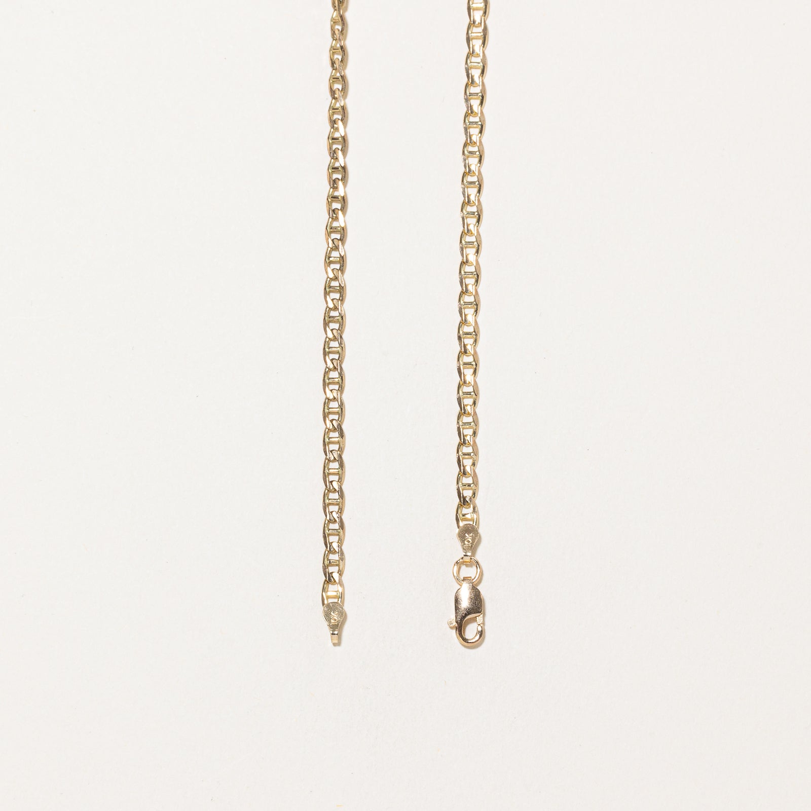 10k Yellow Gold Anchor Chain | 30"