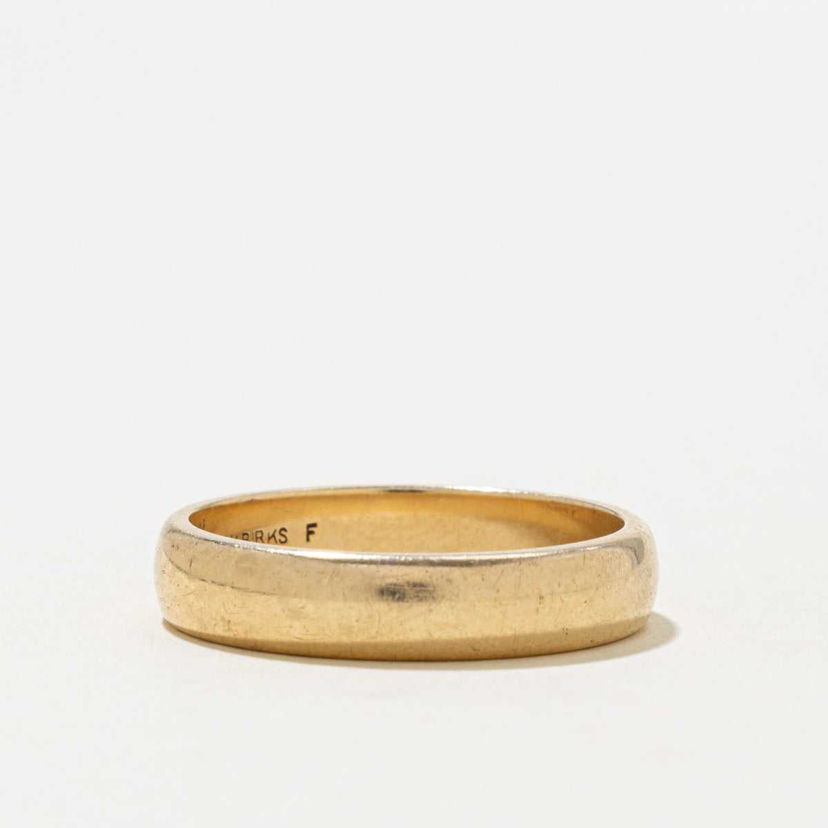 'Birks' Yellow Gold Band | 4.80mm | SZ 10.25