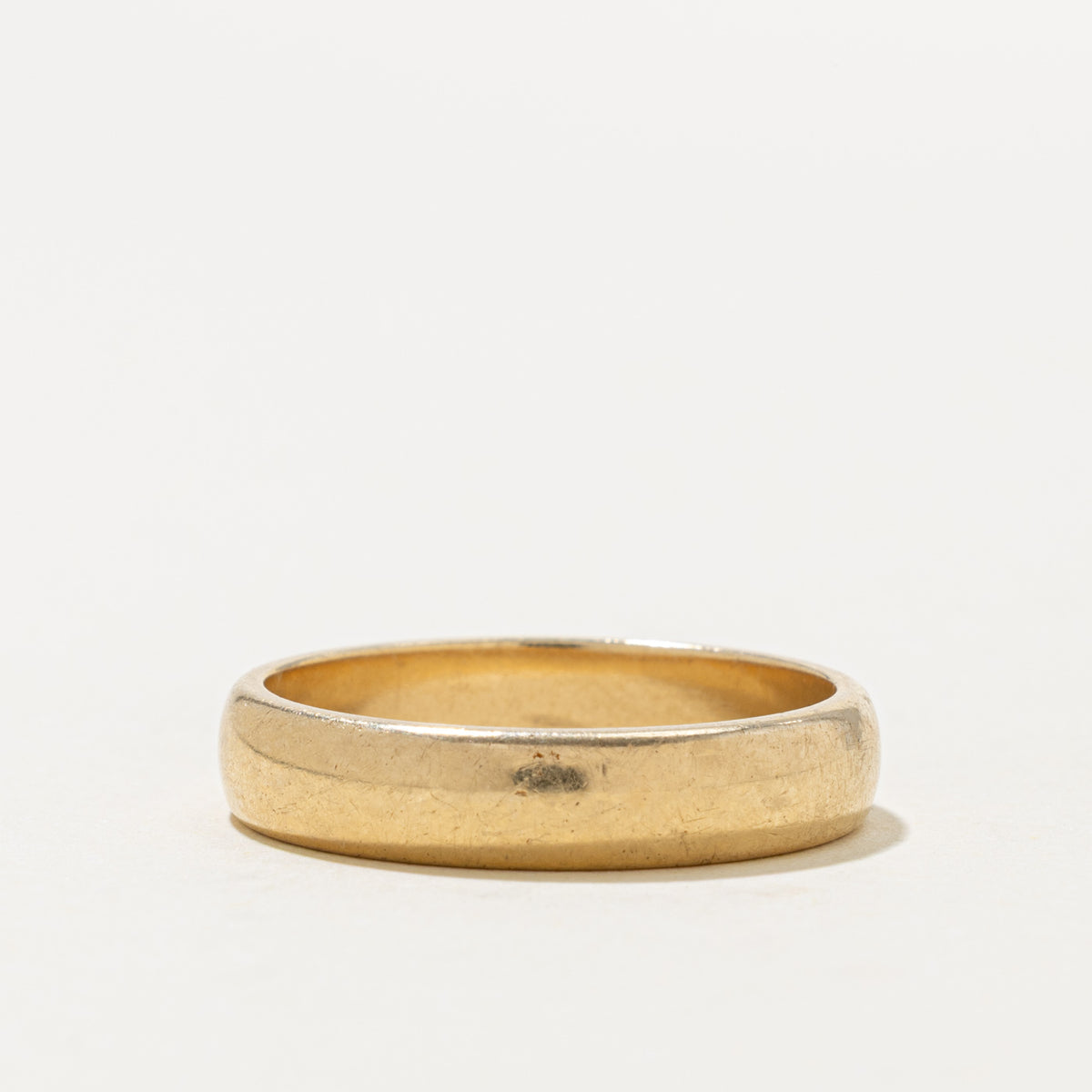 'Birks' Yellow Gold Band | 4.80mm | SZ 10.25