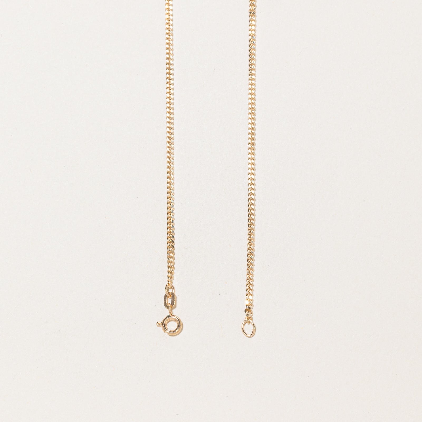 14k Yellow Gold Curb Link Chain | 19.75"