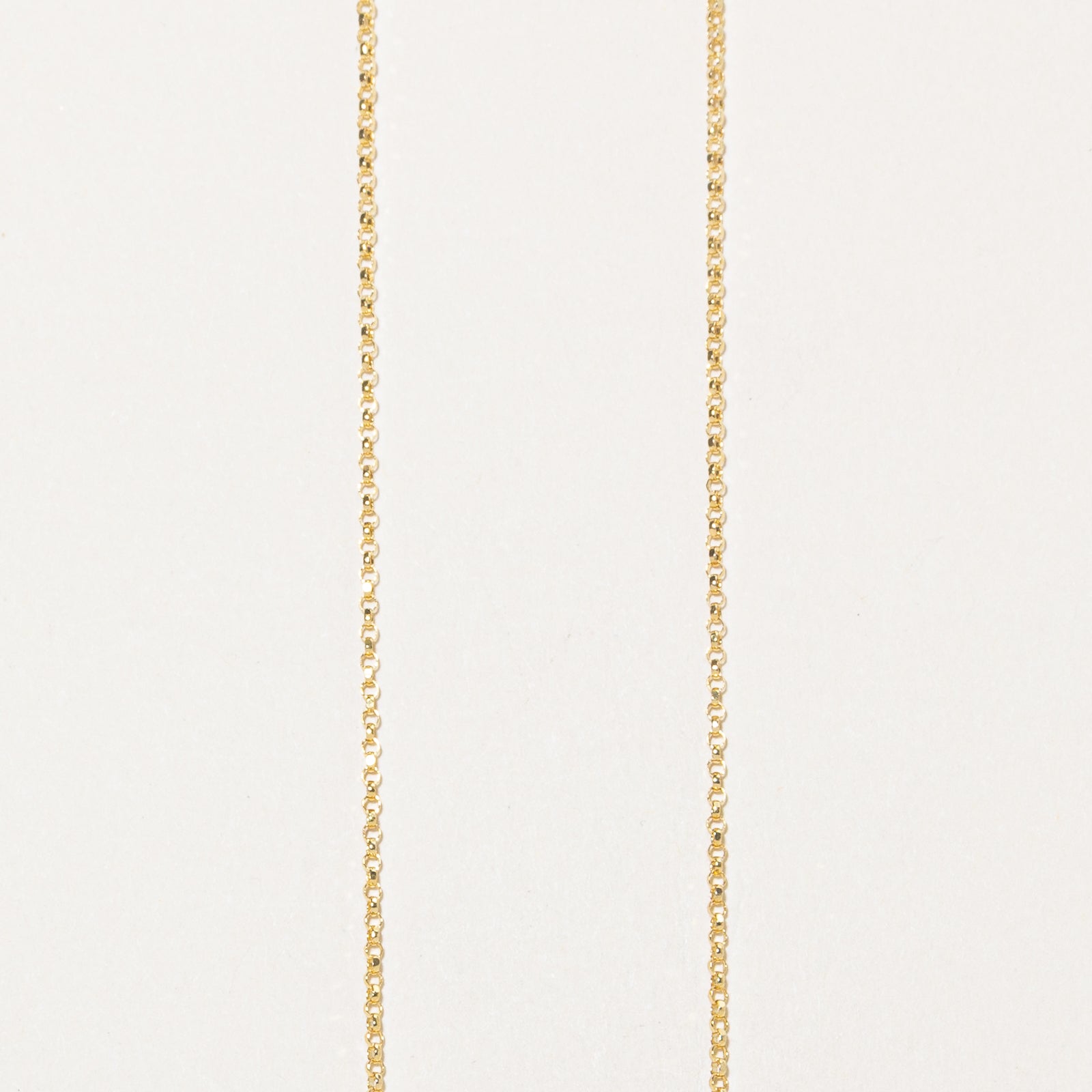 14k Yellow Gold Cable Link Chain | 18"