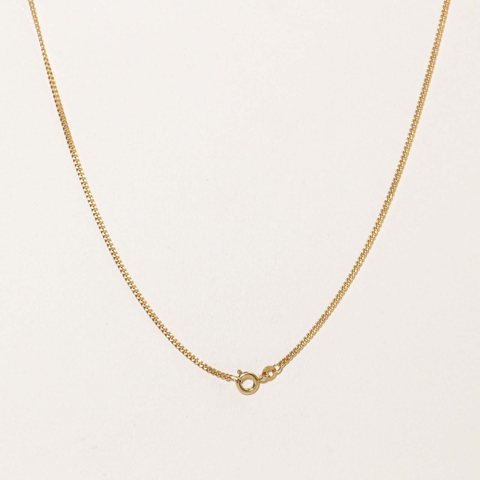 8k Yellow Gold Curb Link Chain | 27.5"