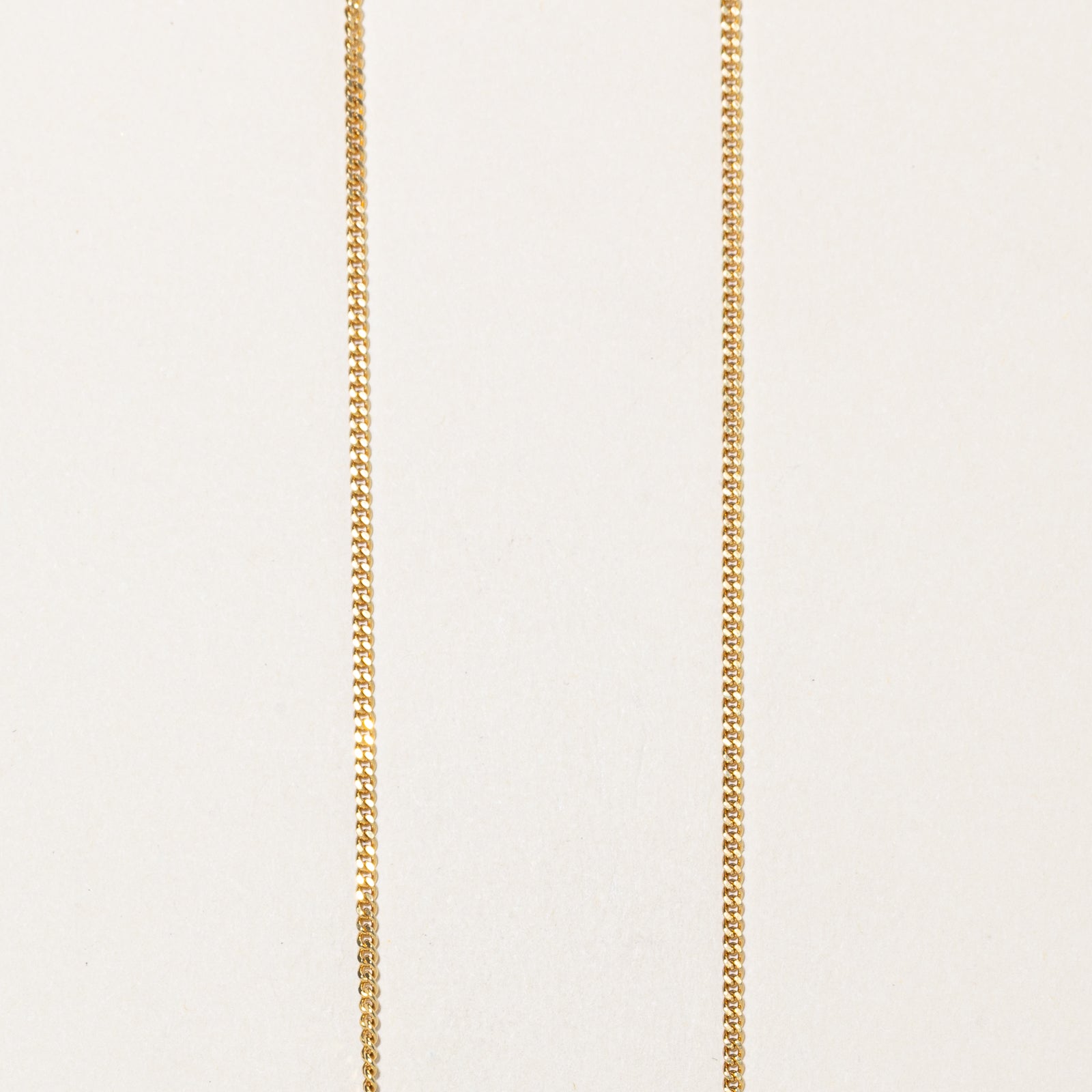 8k Yellow Gold Curb Link Chain | 27.5"