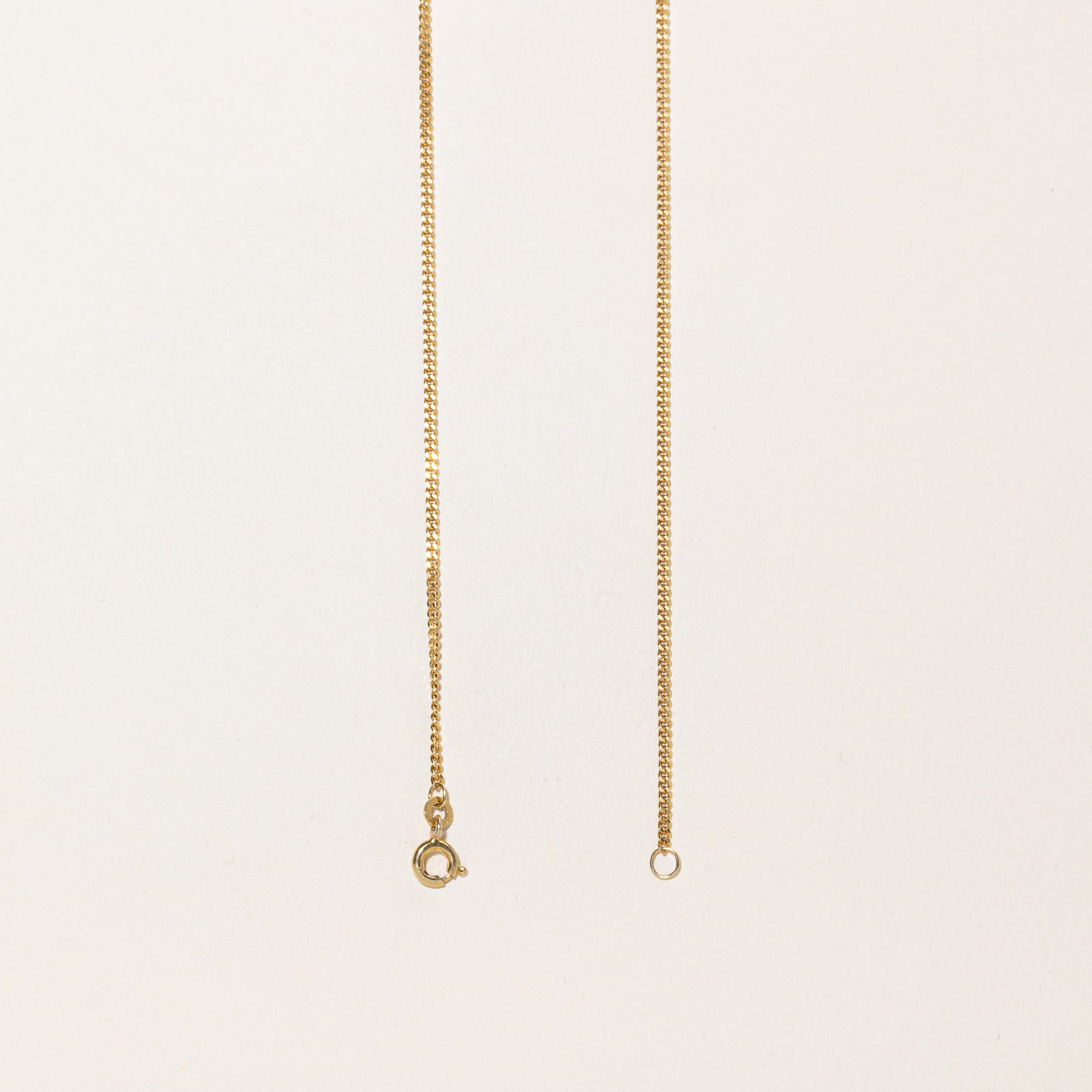 8k Yellow Gold Curb Link Chain | 27.5"