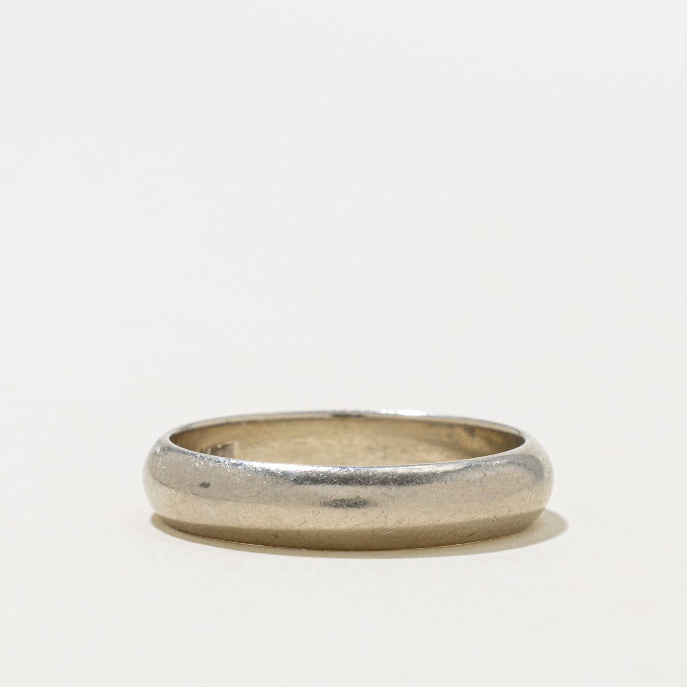 'Birks' White Gold Band | 4.50mm | SZ 9.25