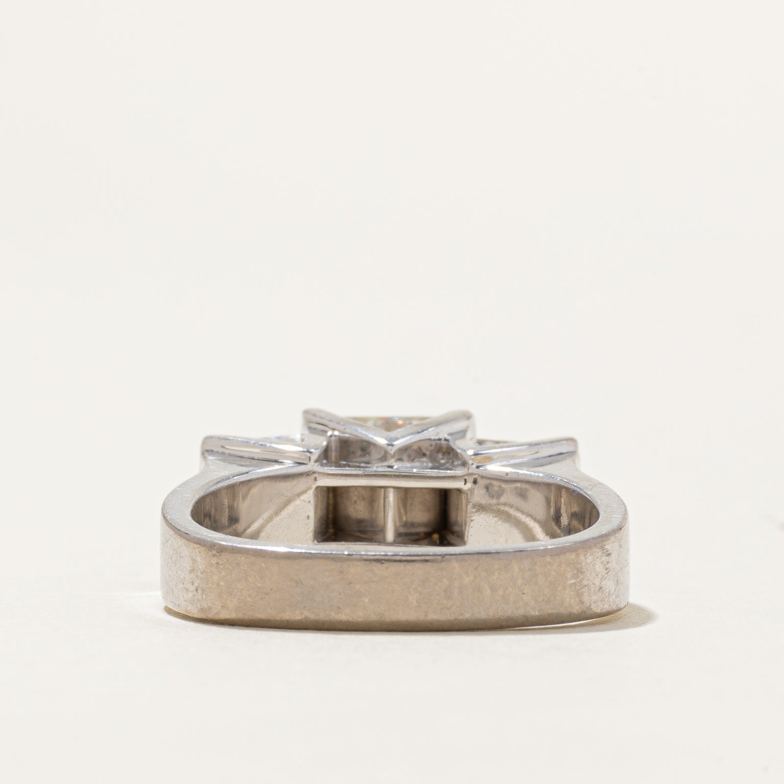 3.14ctw GIA-graded Natural Diamond Ring | GIA 1.71ct, GIA 0.72ct, GIA 0.71ct | SZ 6.25