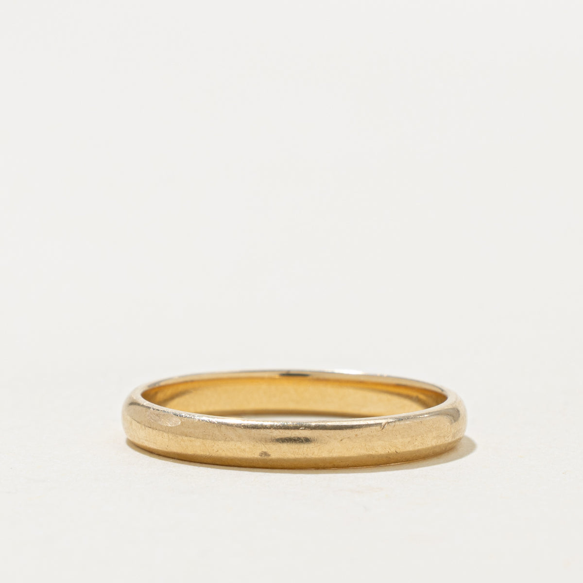 Vintage Canadian 14k Yellow Gold Plain Band | 2.75mm | SZ 7.25