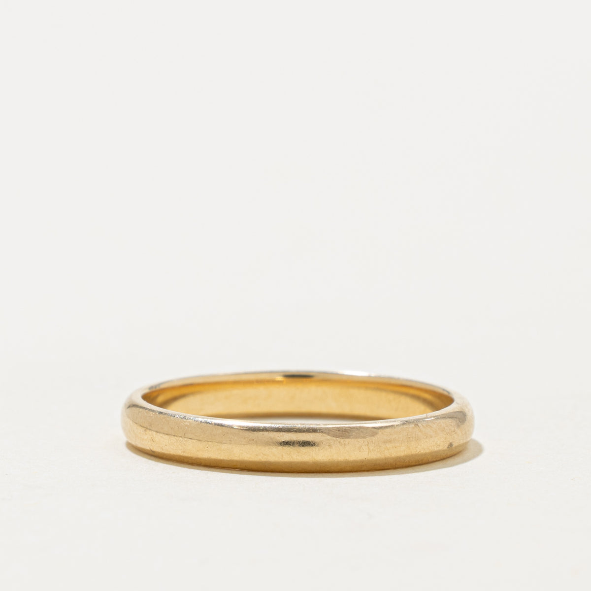 Vintage Canadian 14k Yellow Gold Plain Band | 2.75mm | SZ 7.25
