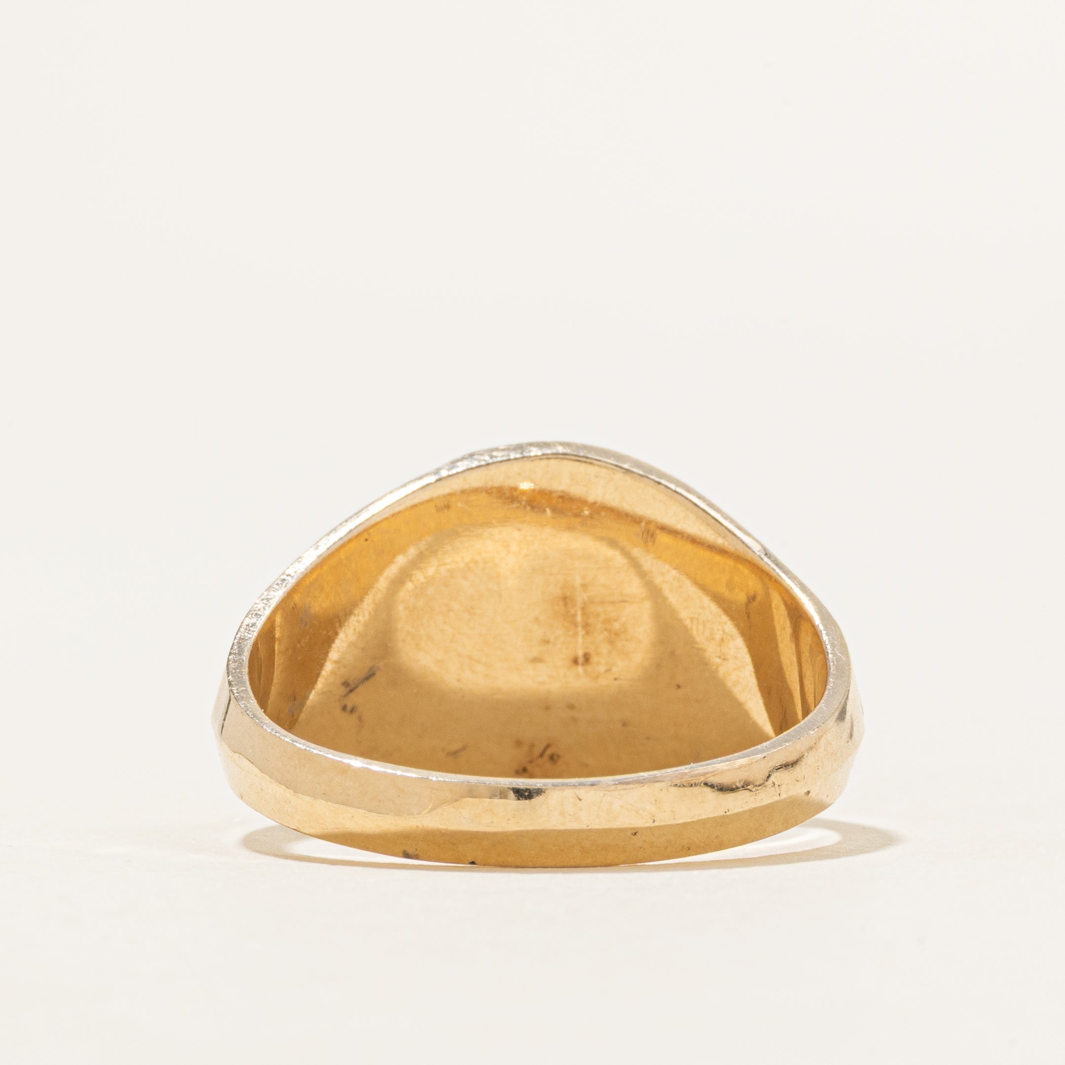 10k "Canadian Sports" Bowling Signet Ring | SZ 10