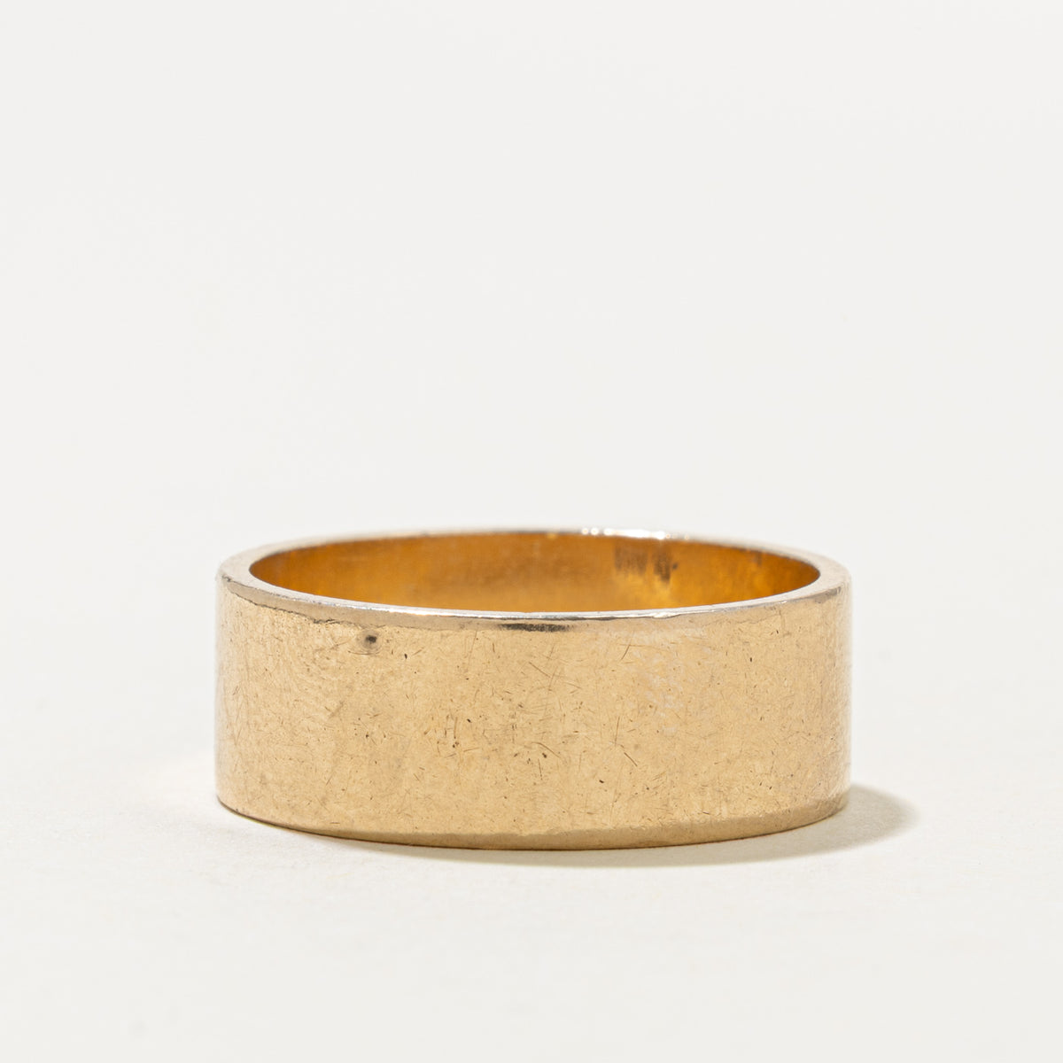 10k Yellow Gold Cigar Band | 8.00mm | SZ 10