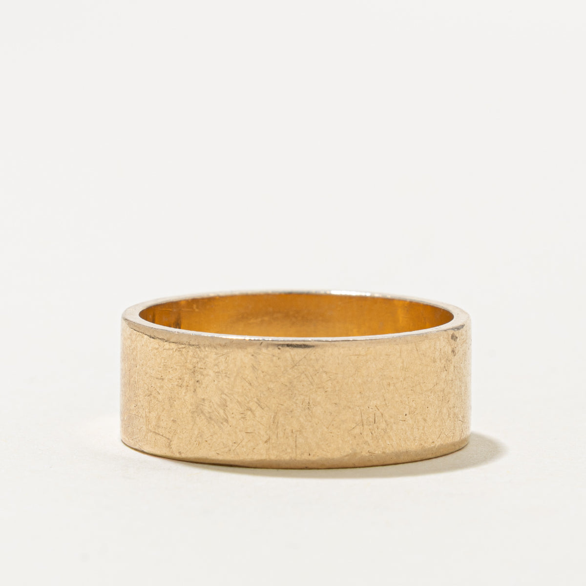10k Yellow Gold Cigar Band | 8.00mm | SZ 10