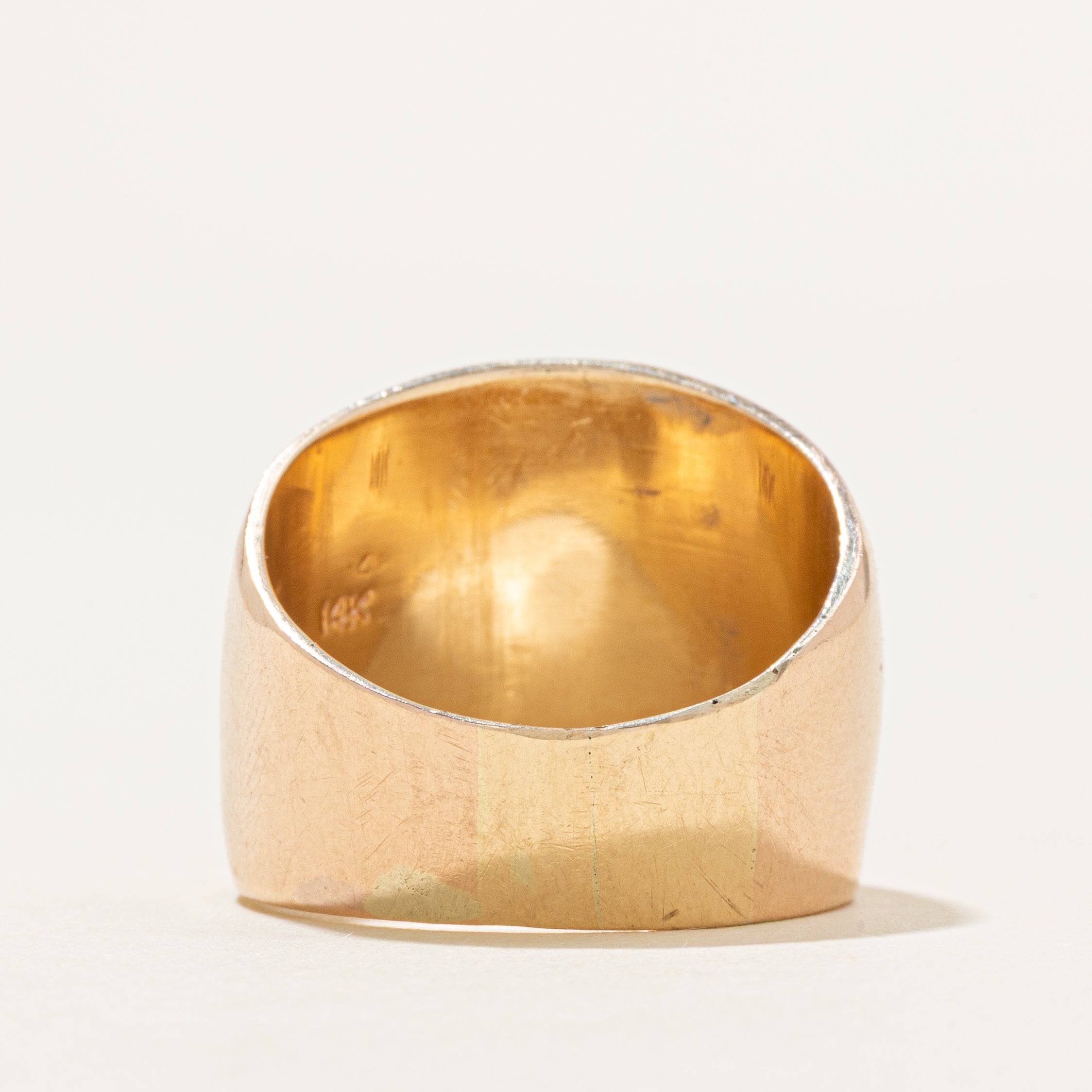 14K Tapered Low Dome Band | SZ 7.75