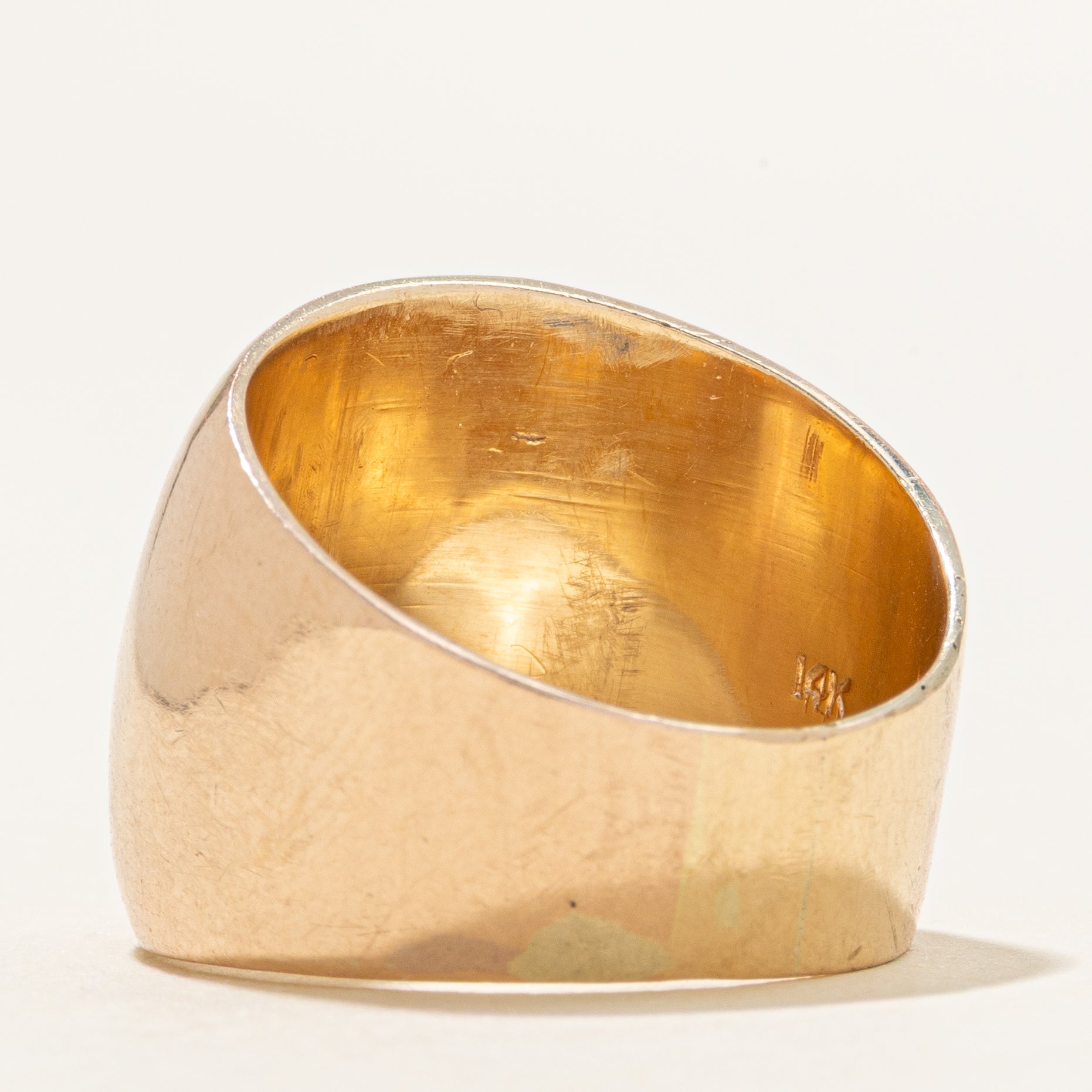 14K Tapered Low Dome Band | SZ 7.75