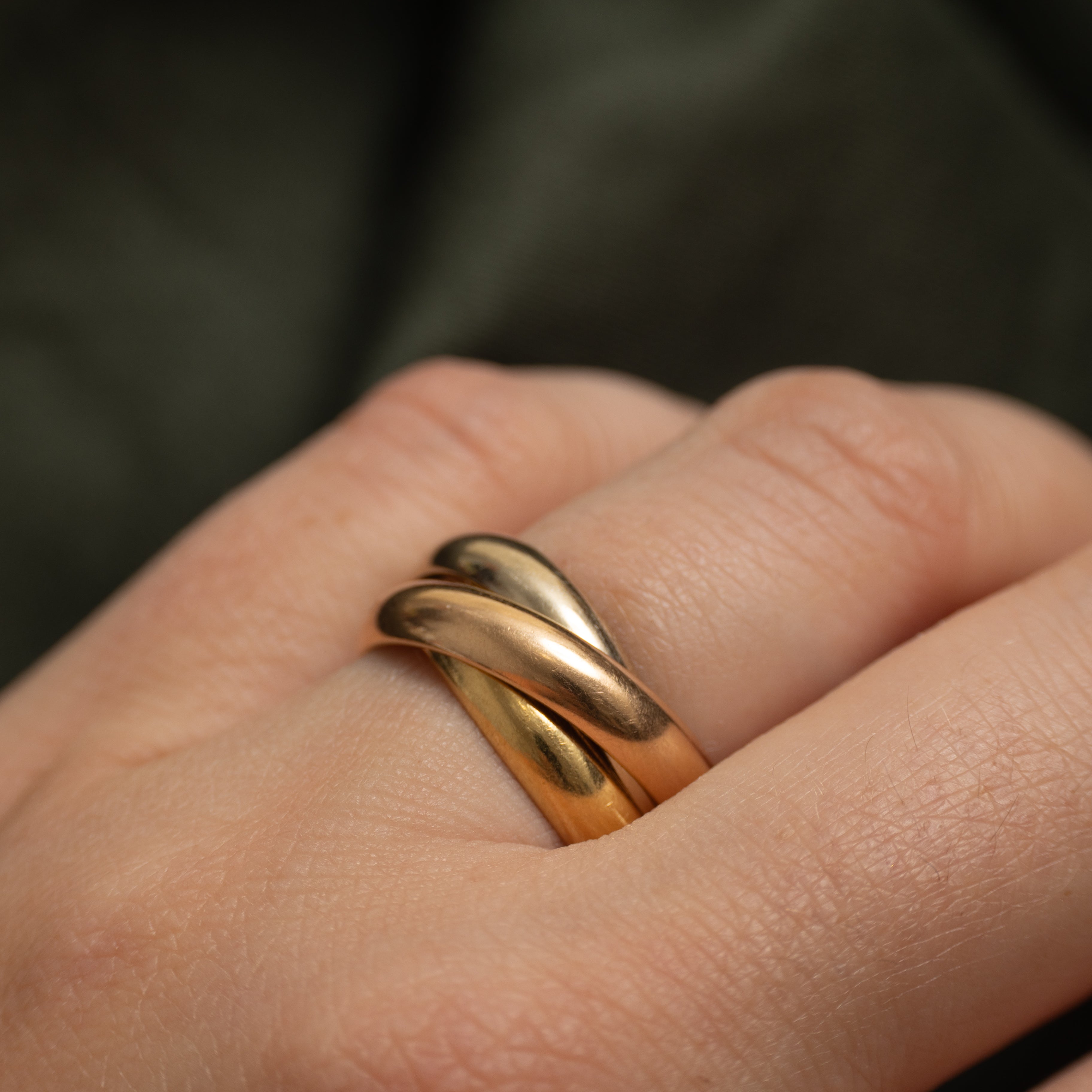 'Cartier' Trinity Ring, Large Model | SZ 4.5