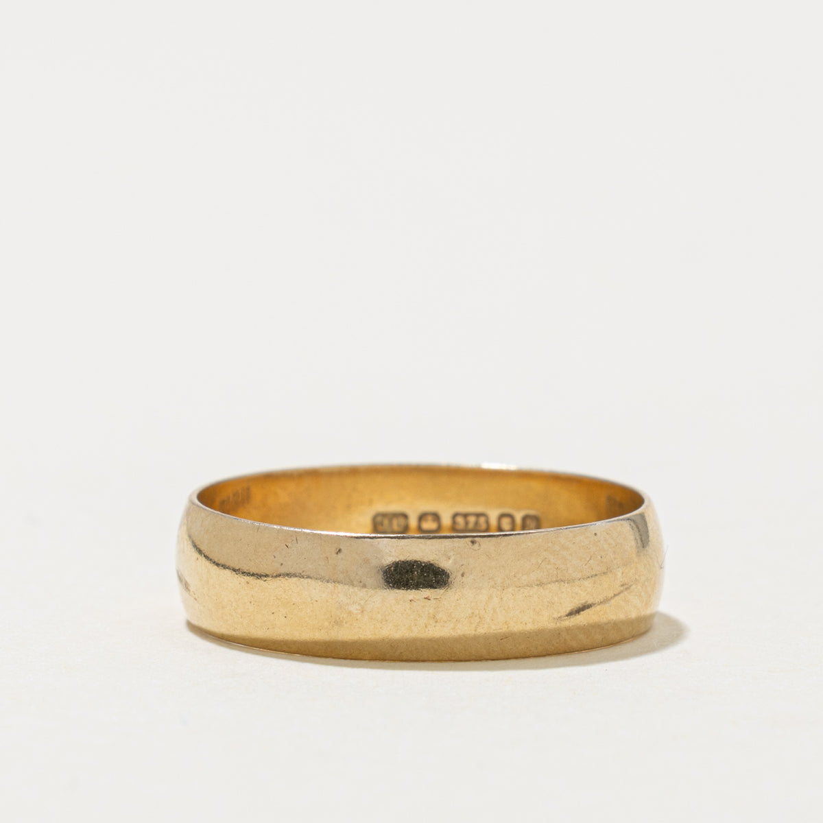 1982 London 9k Yellow Gold Band | 4.80mm | SZ 6.5