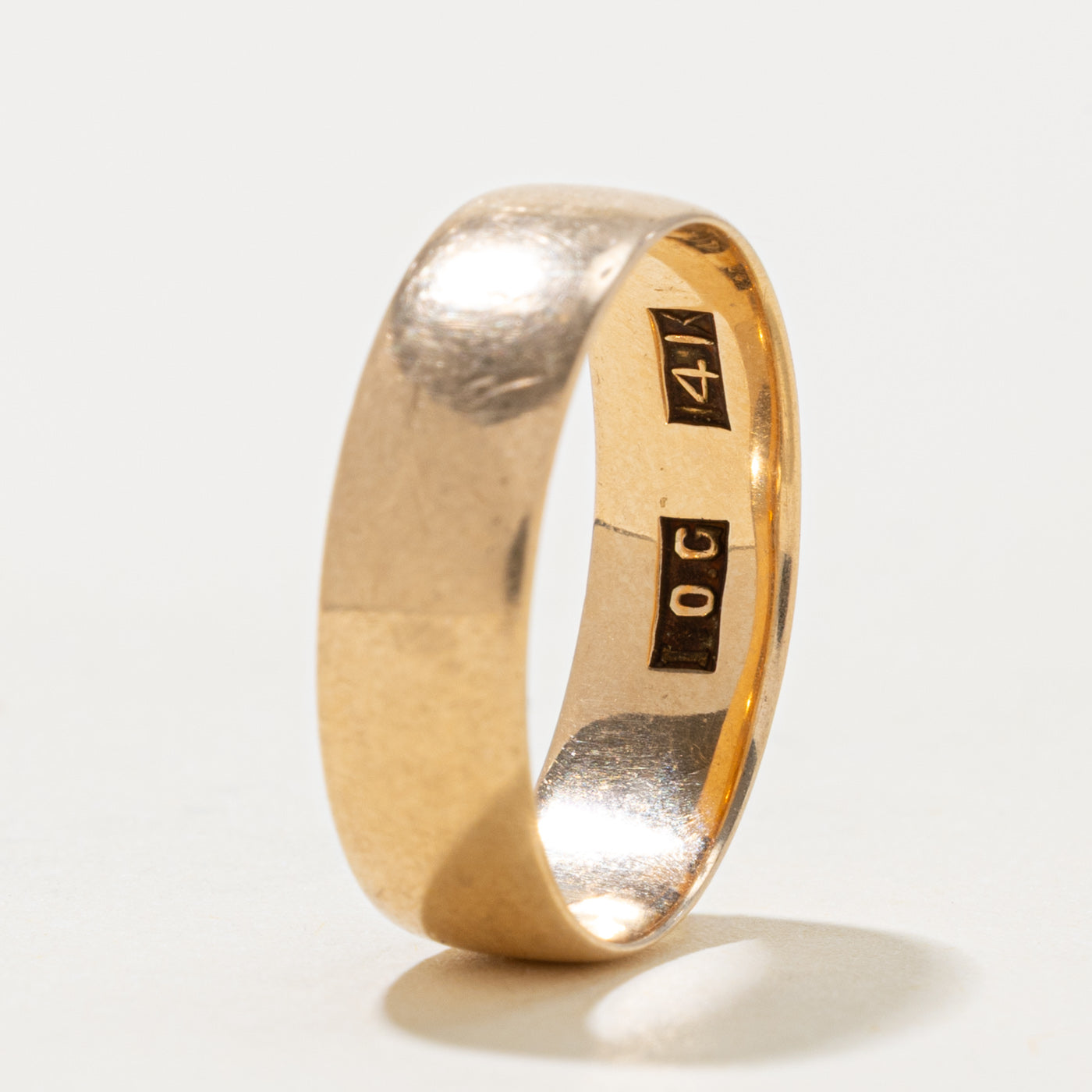 14k Yellow Gold Plain Band | 5.65mm | SZ 7.25