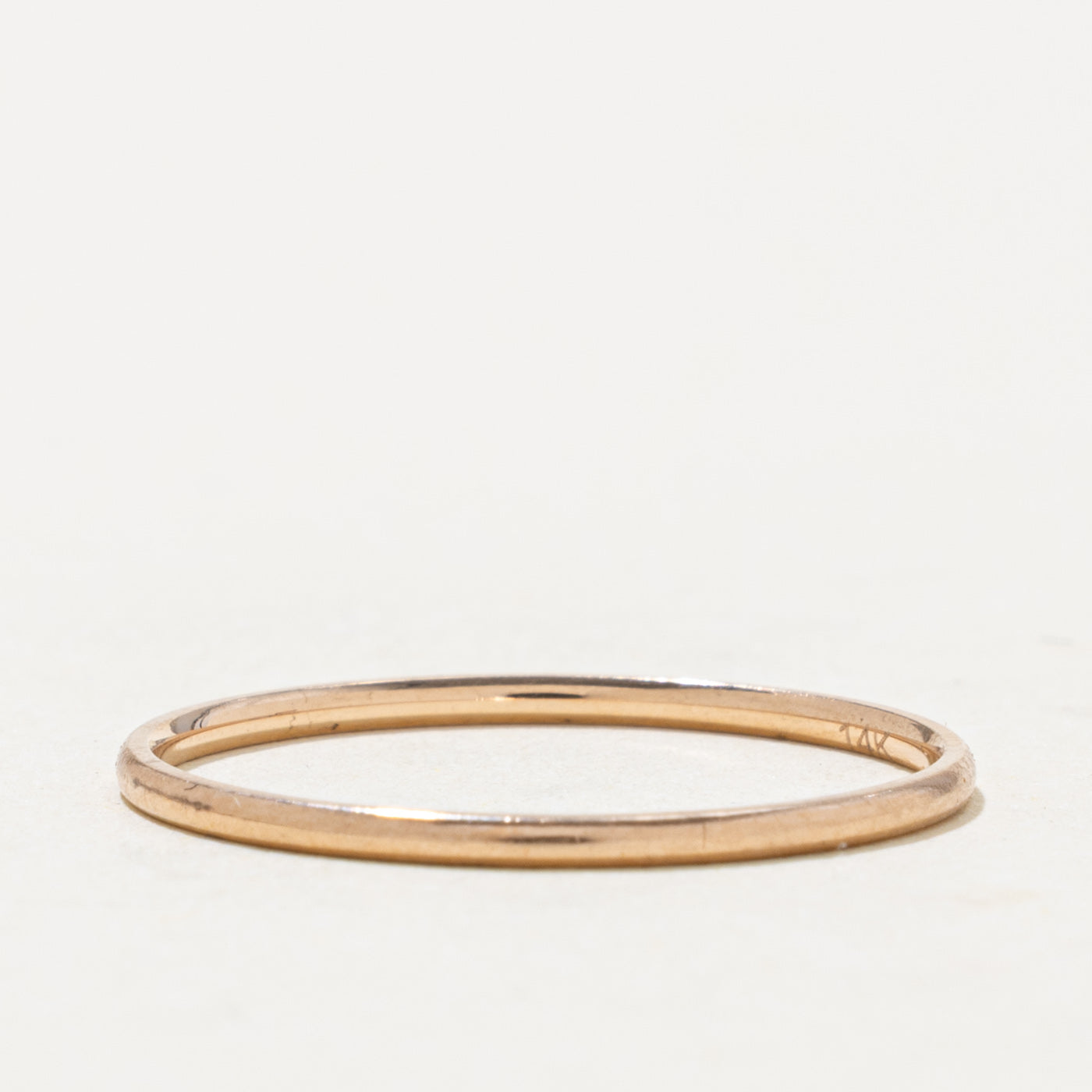 14k Rose Gold Stacking Band | 1.15mm | SZ 7.75