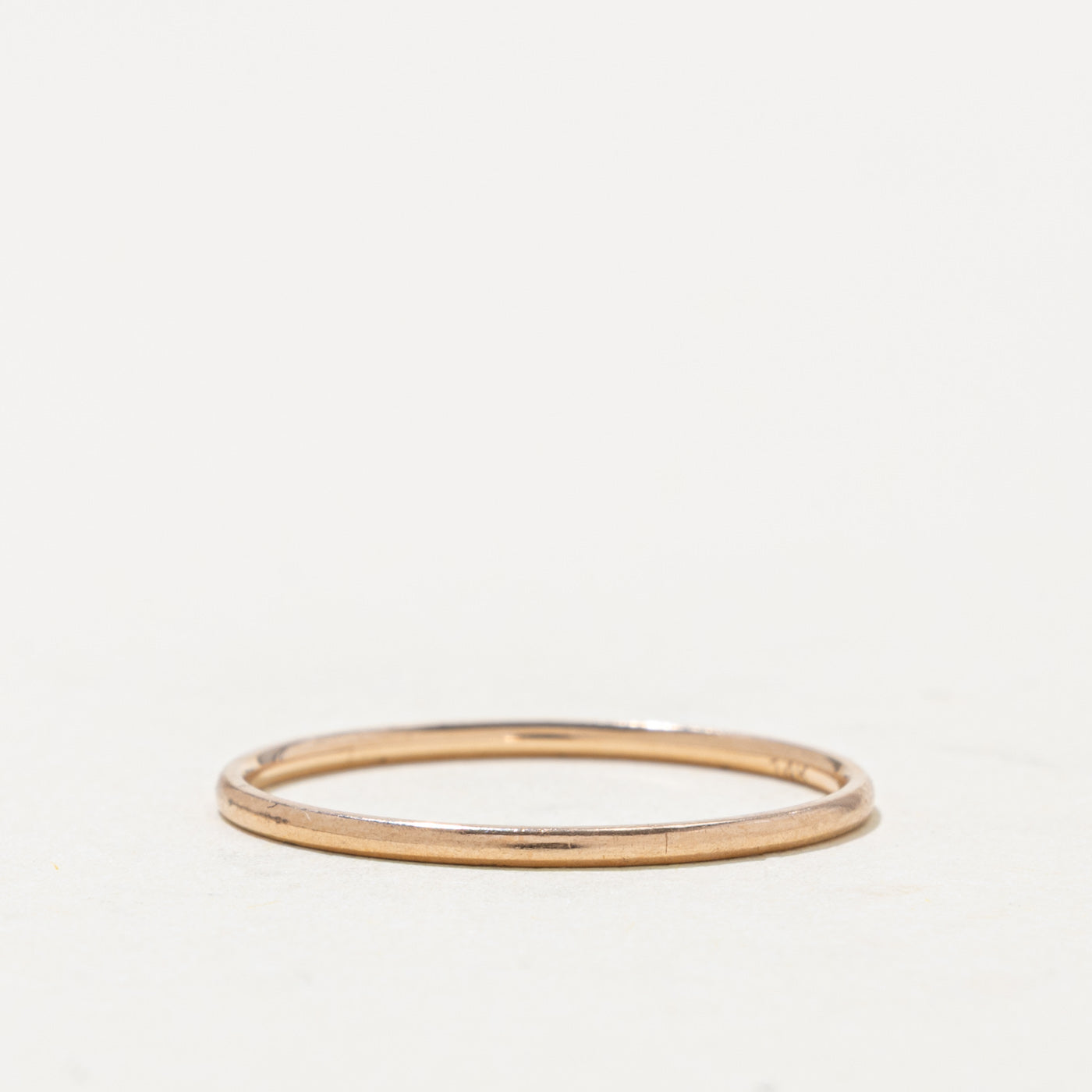 14k Rose Gold Stacking Band | 1.15mm | SZ 7.75