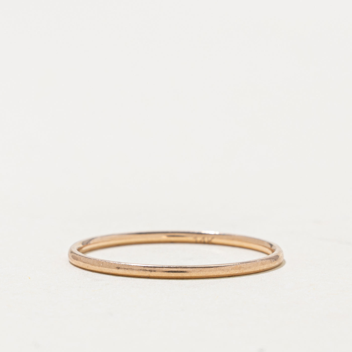 14k Rose Gold Stacking Band | 1.15mm | SZ 7.75