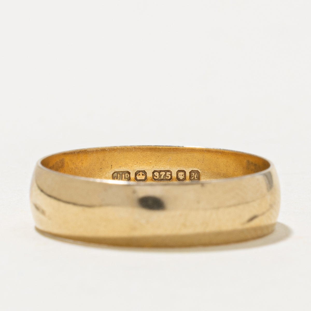 1982 London 9k Yellow Gold Band | 4.80mm | SZ 6.5