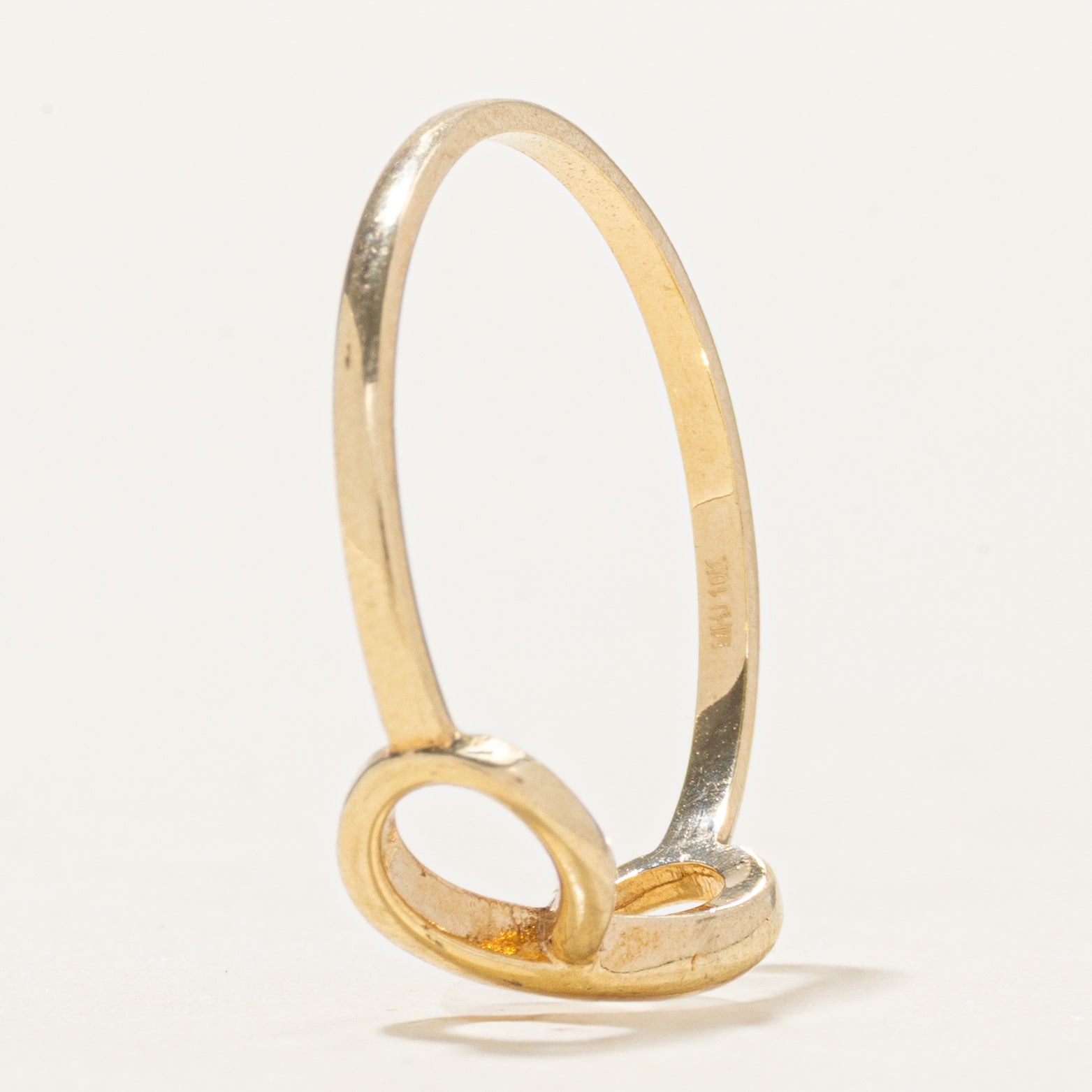 10k Yellow Gold Infinity Ring | SZ 7.5