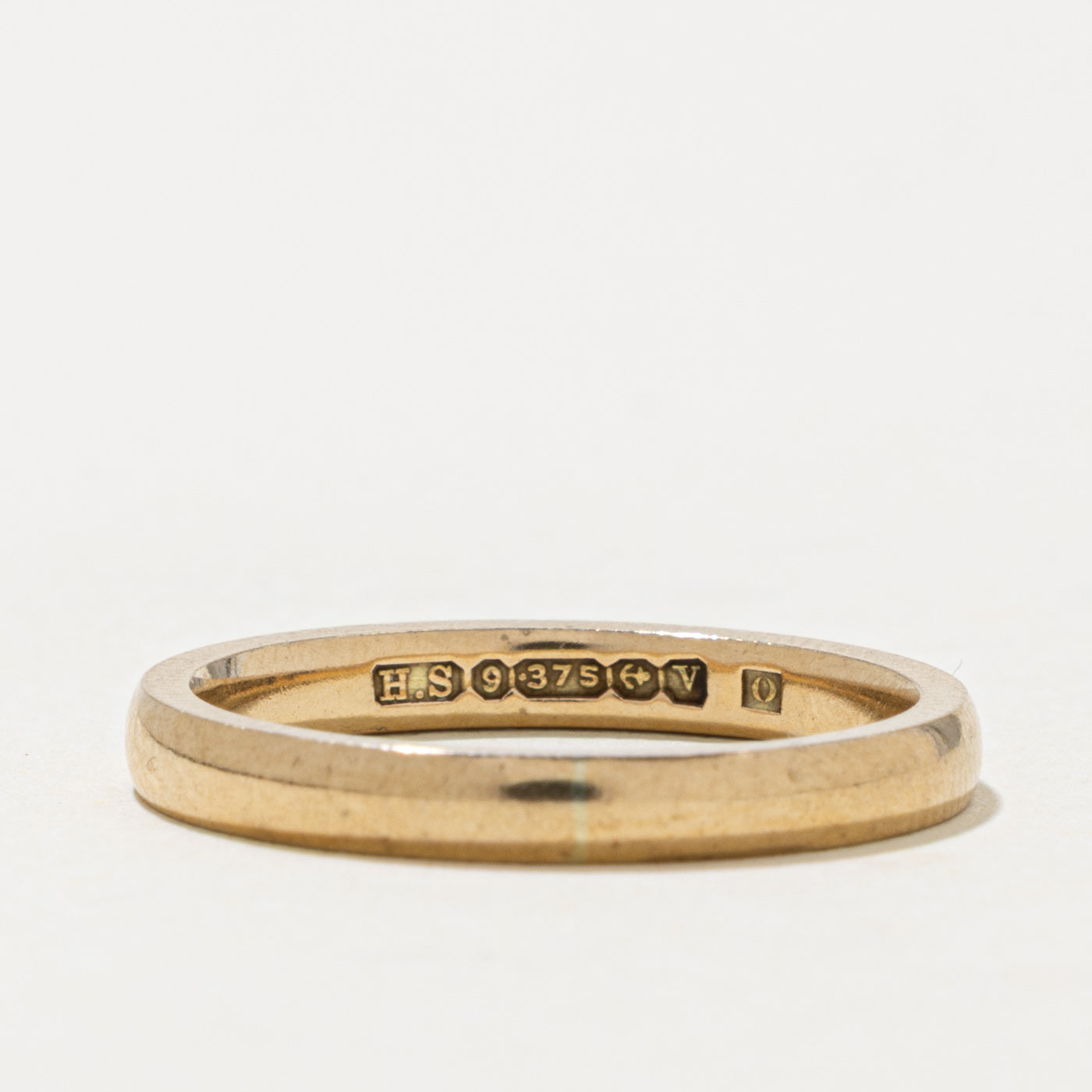 1945 Birmingham 9k Yellow Gold Plain Band | 2.50mm | SZ 5.75