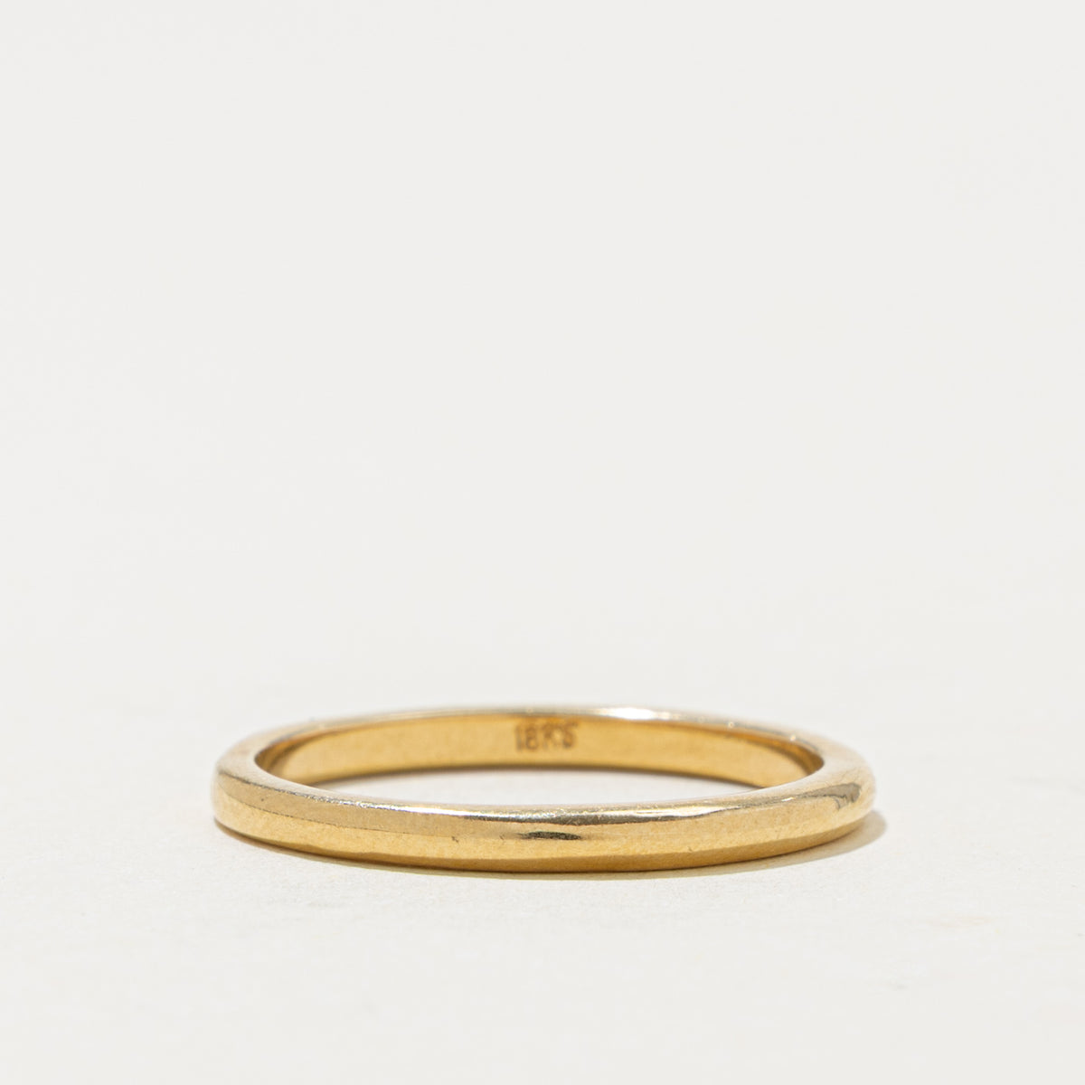 18k Yellow Gold Stacking Band | 1.95mm | SZ 6.75