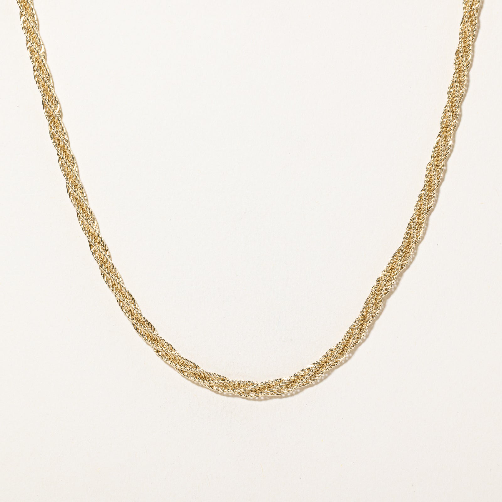 14k Yellow Gold Rope Chain | 17.5"
