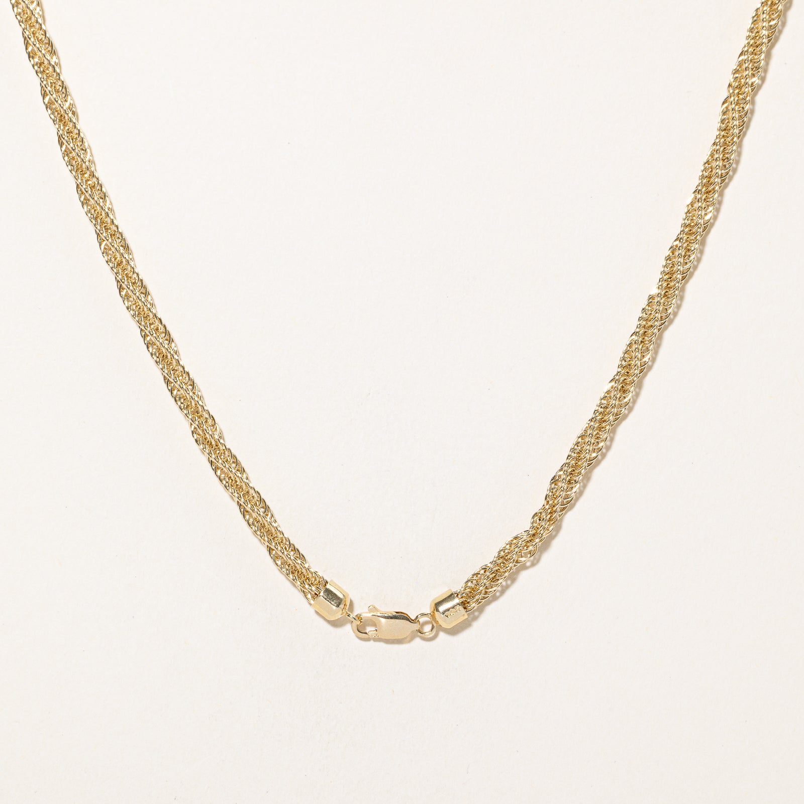 14k Yellow Gold Rope Chain | 17.5"