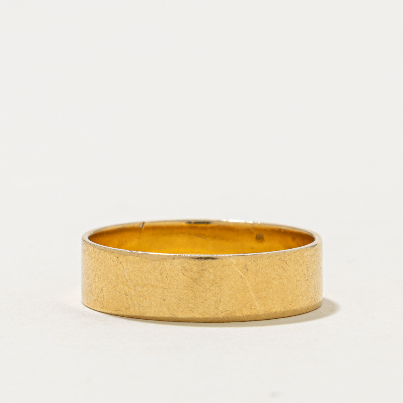 18k Yellow Gold Plain Band | 5.1mm | SZ 7